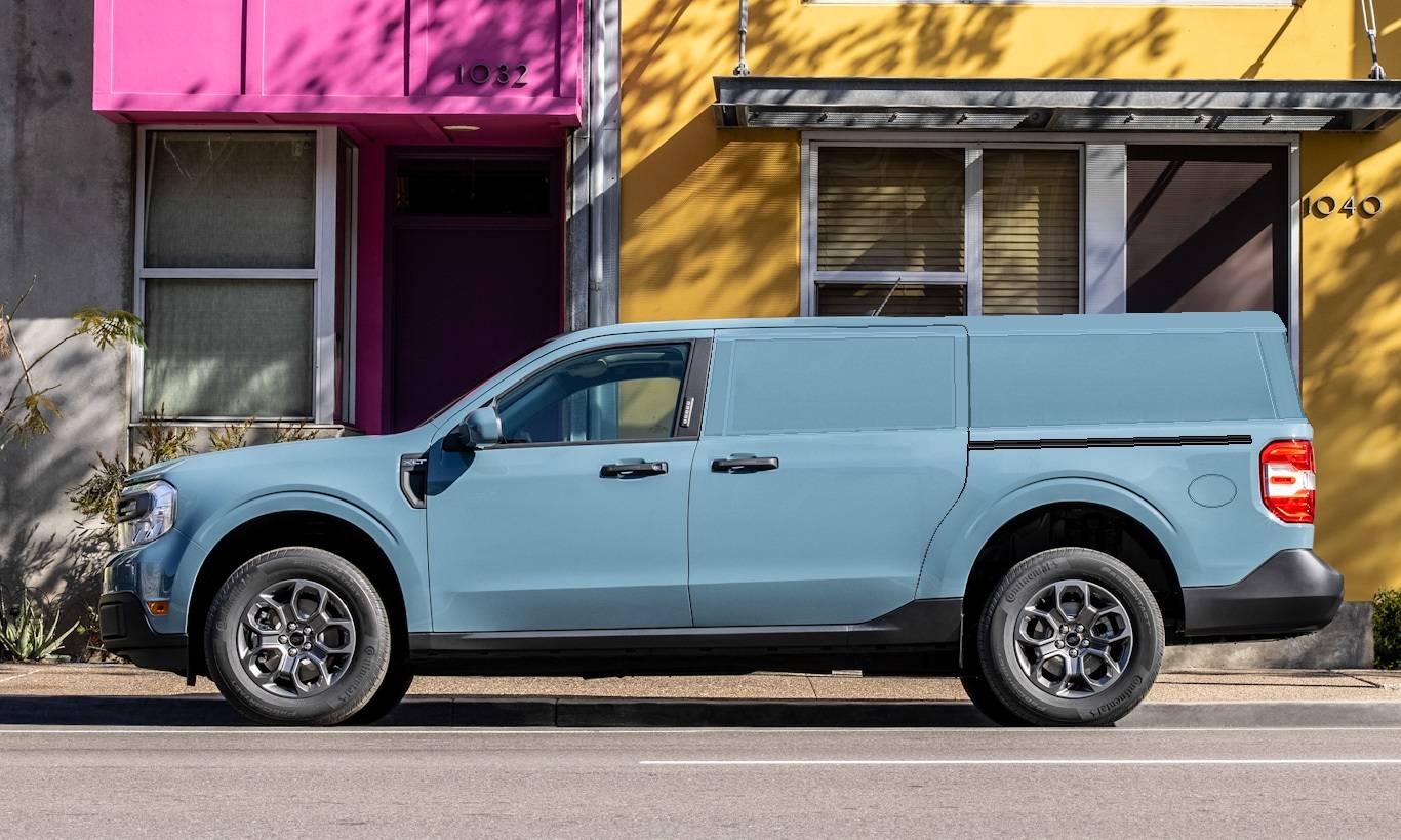 Ford Maverick Maverick Van prototype shown to Ford dealers (for 2025?) MAVERICK CARGOVAN