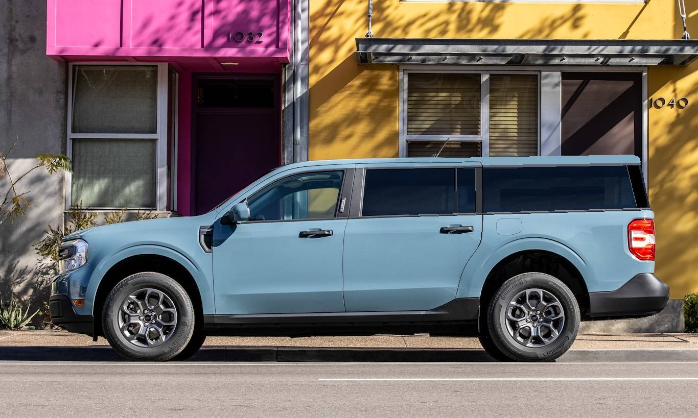 Ford Maverick Maverick Van prototype shown to Ford dealers (for 2025?) MAVERICK FLEX