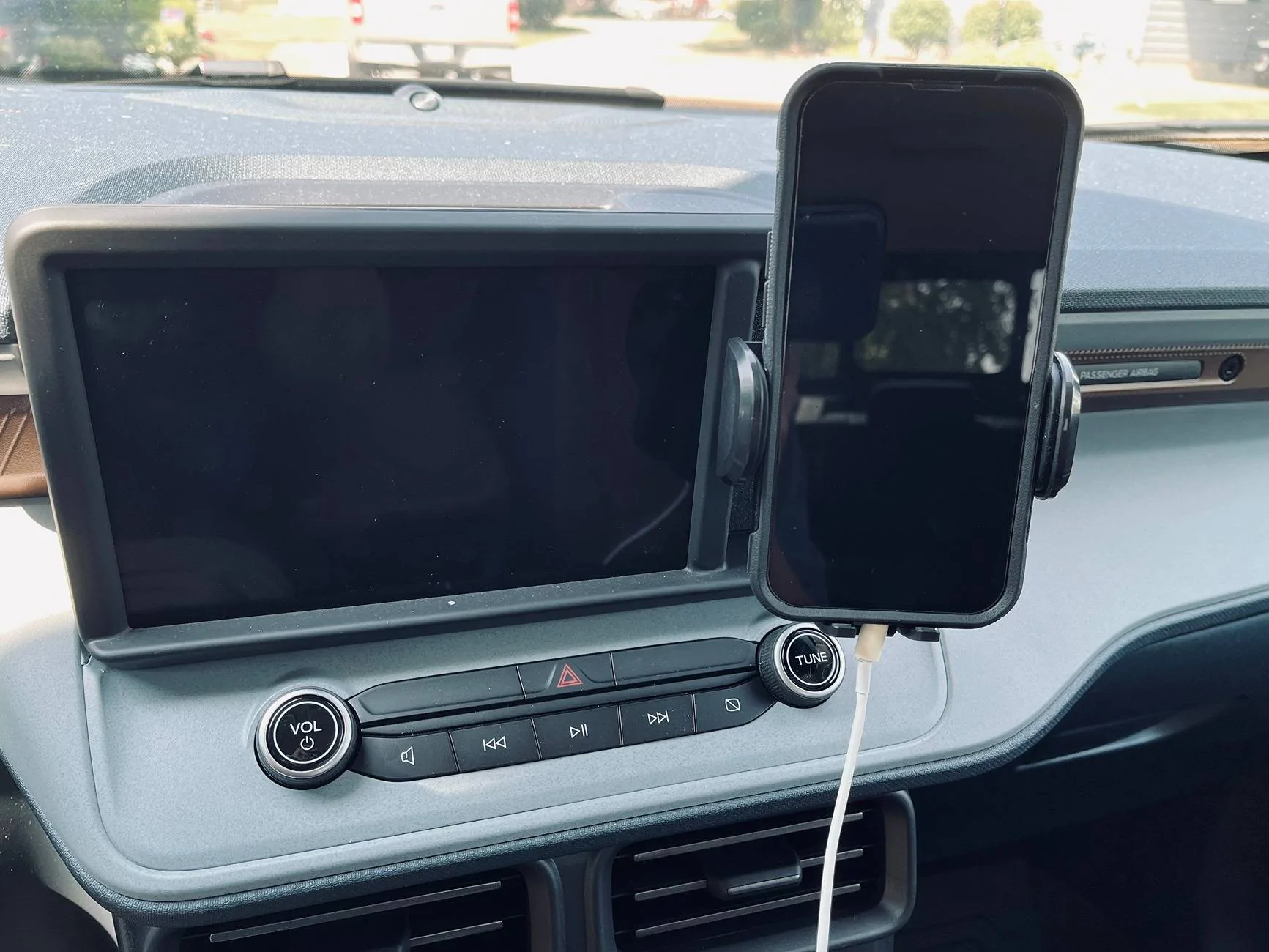 Ford Maverick Maverick 2021-current Cell Phone Dash Cubby Mounting Maverick Phne Holder1