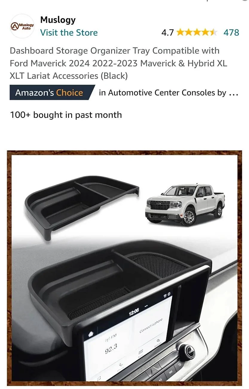 Ford Maverick Dash Tray Add-on – Simple & Inexpensive Screenshot_2024-08-22-13-55-53-09_40deb401b9ffe8e1df2f1cc5ba480b12