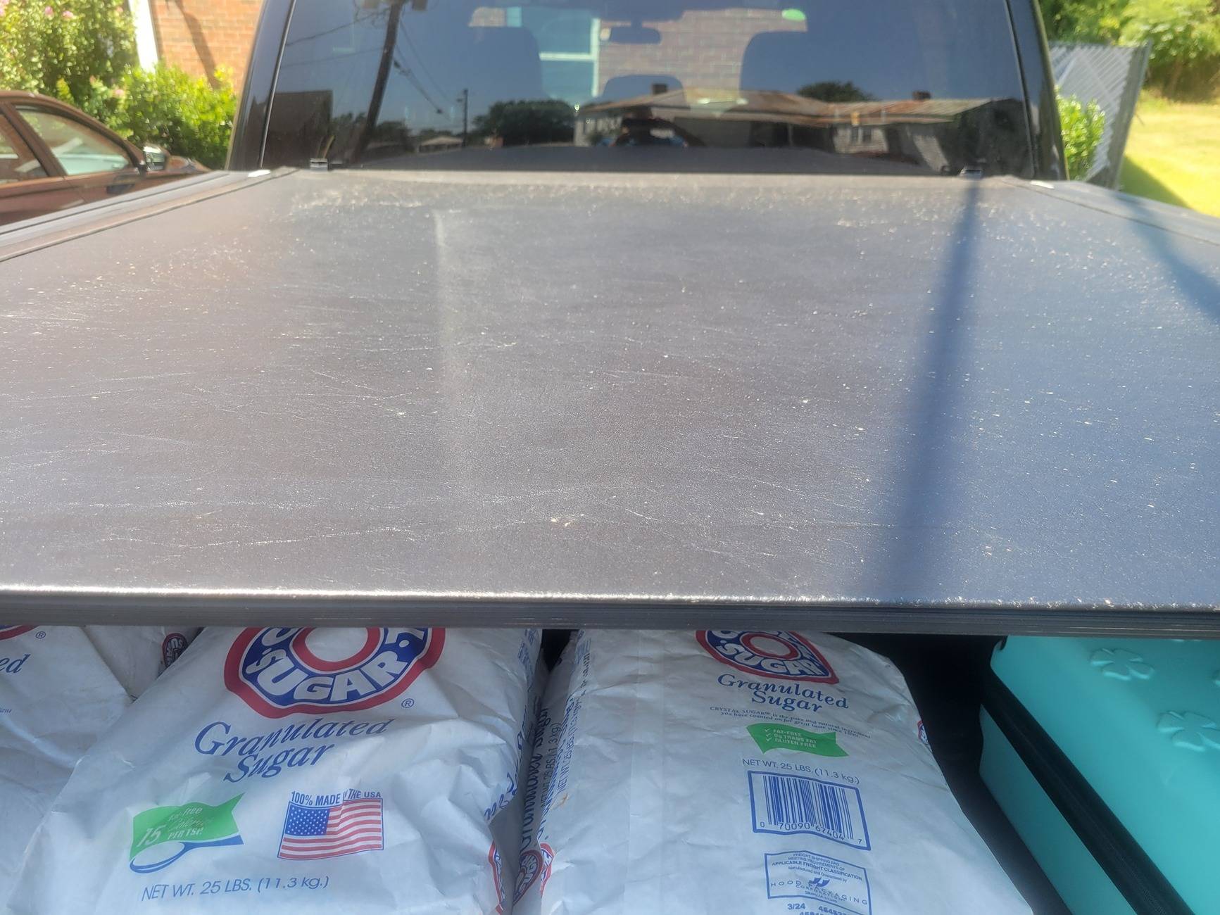 Ford Maverick WeatherTech Alloy trifold hard tonneau cover: 5-Star down to ZERO 20240823_121554