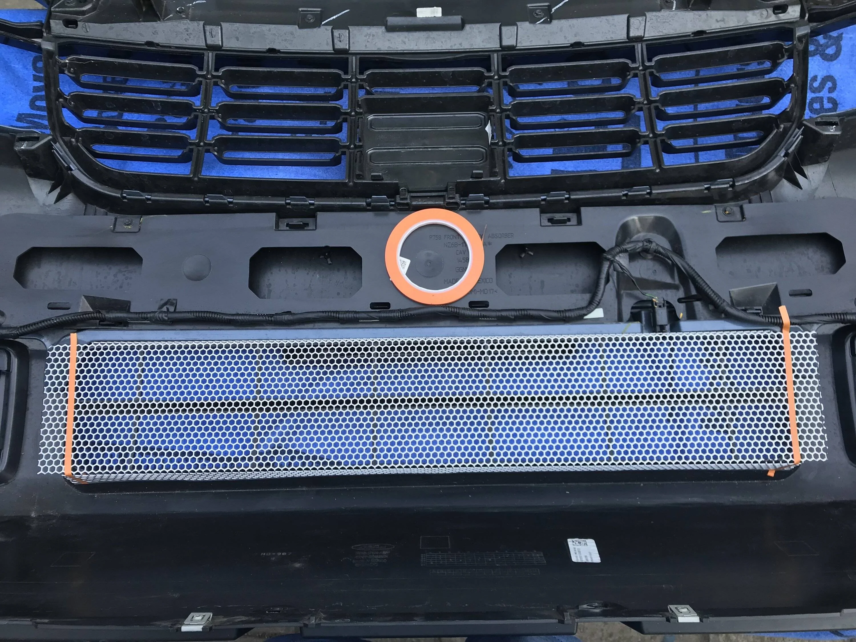 Ford Maverick Custom lower bumper grille insert I added to my 2024 IMG_3735