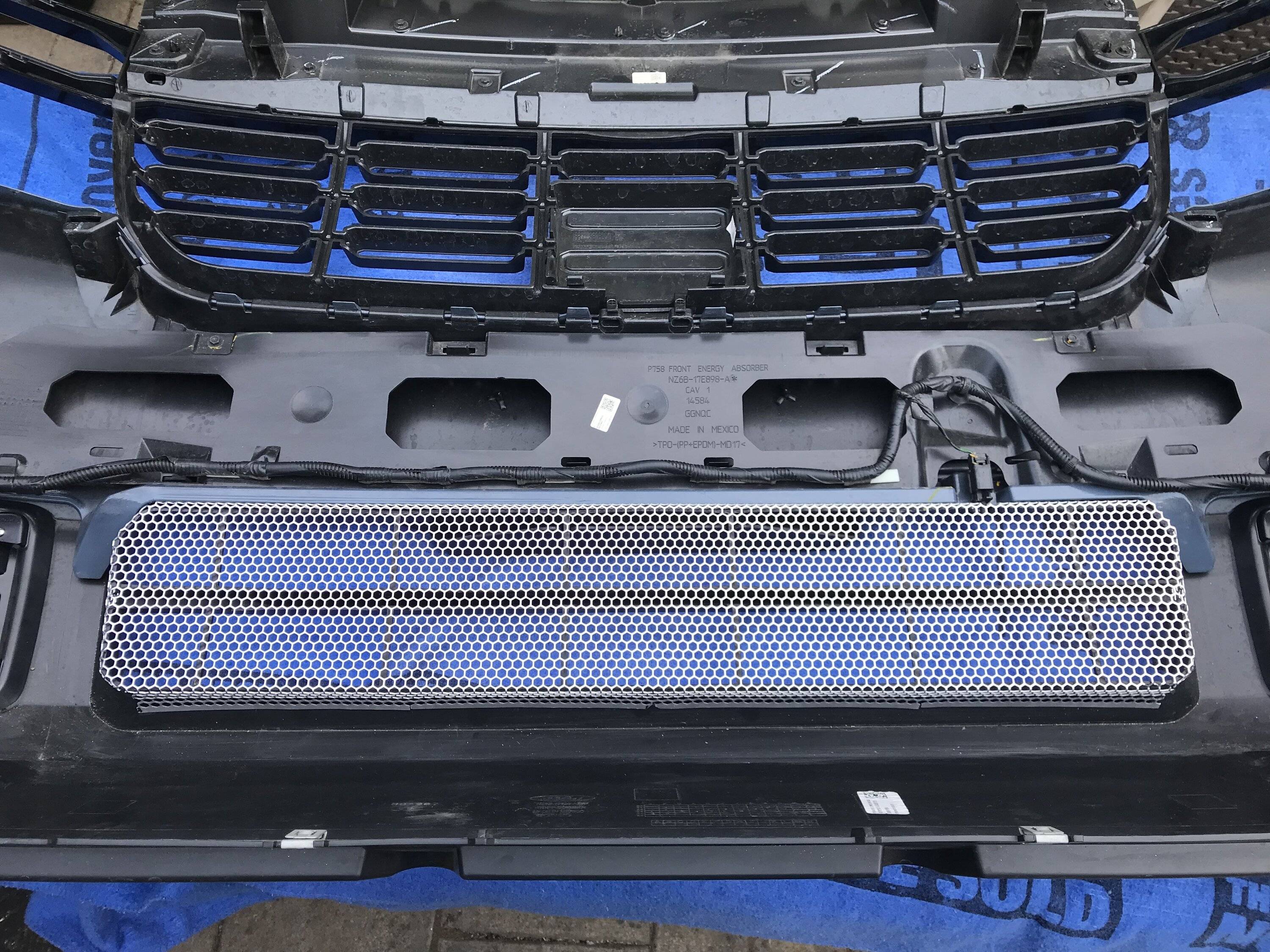 Ford Maverick Custom lower bumper grille insert I added to my 2024 IMG_3736