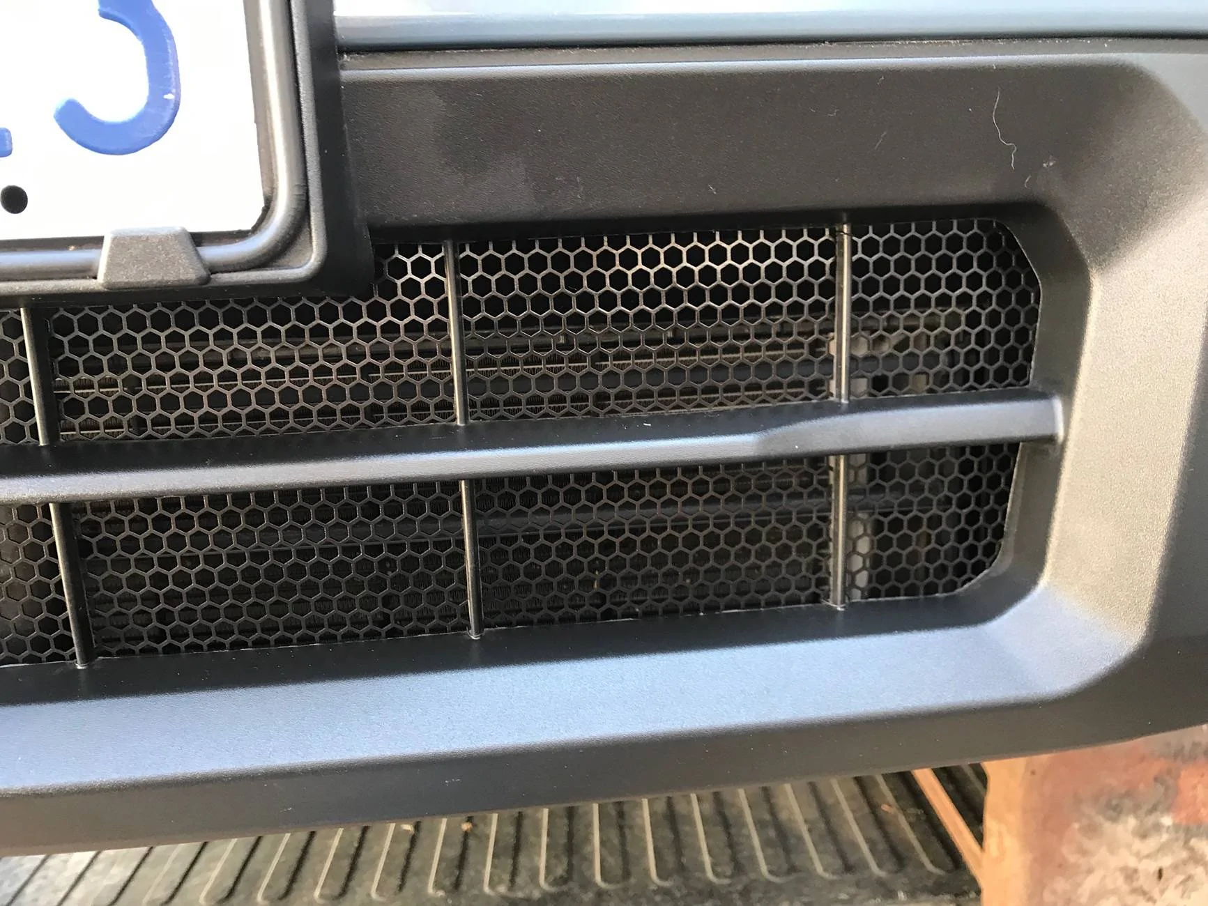 Ford Maverick Custom lower bumper grille insert I added to my 2024 IMG_3779