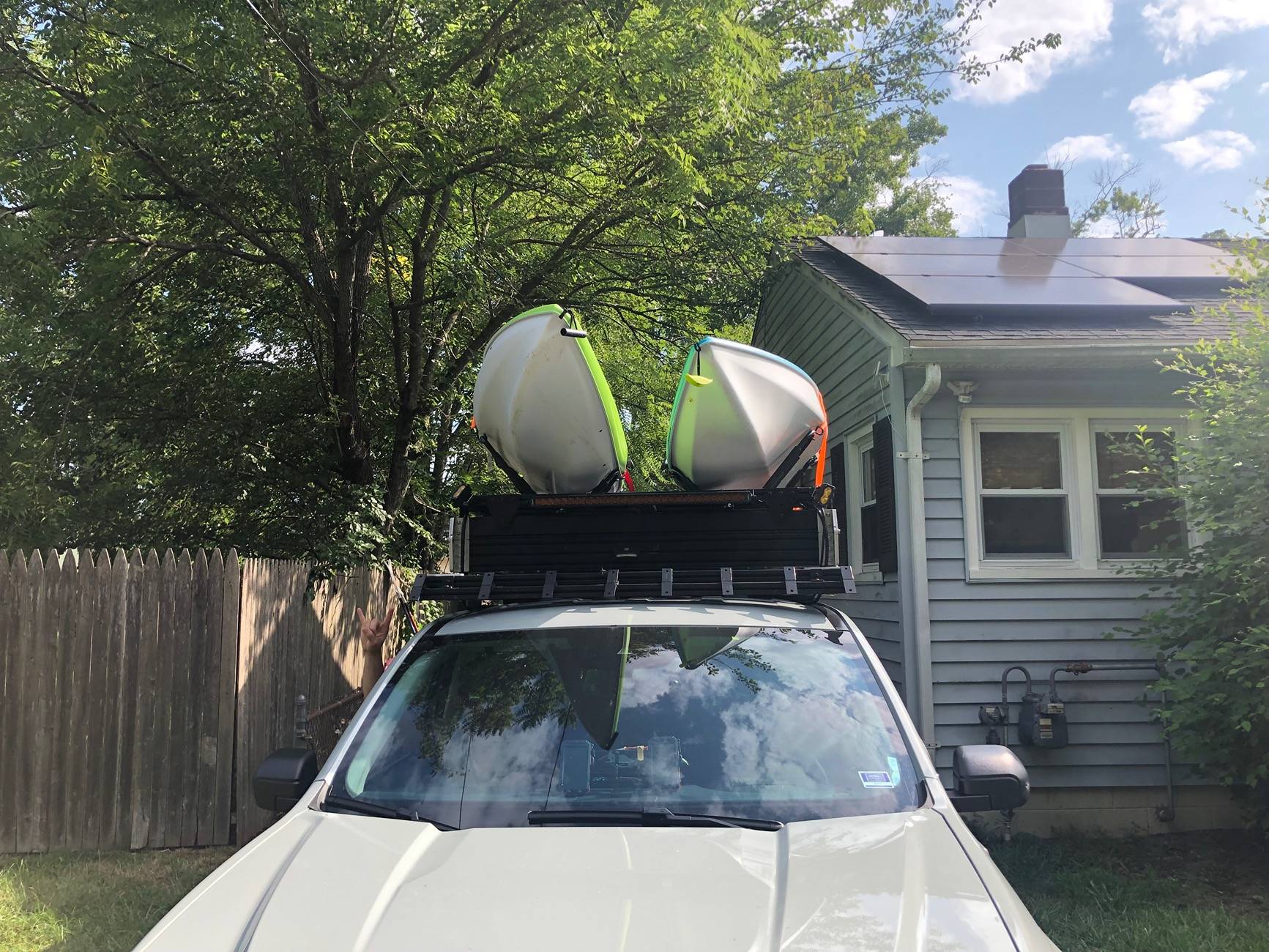 Ford Maverick Canoe/kayak racks - roof or bed? IMG_6967