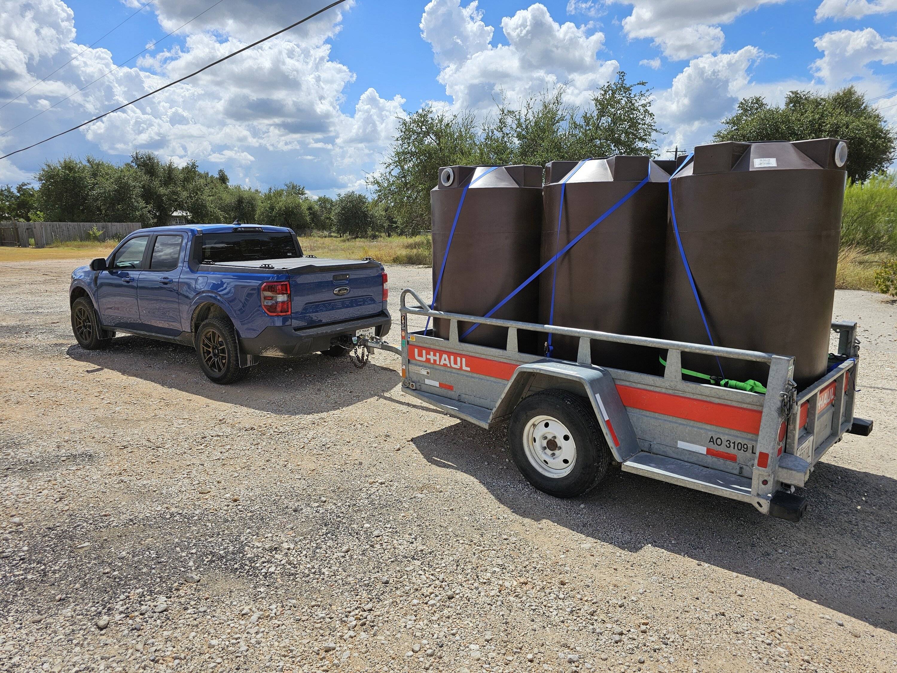 Ford Maverick First tow with the Maverick 20240828_151559