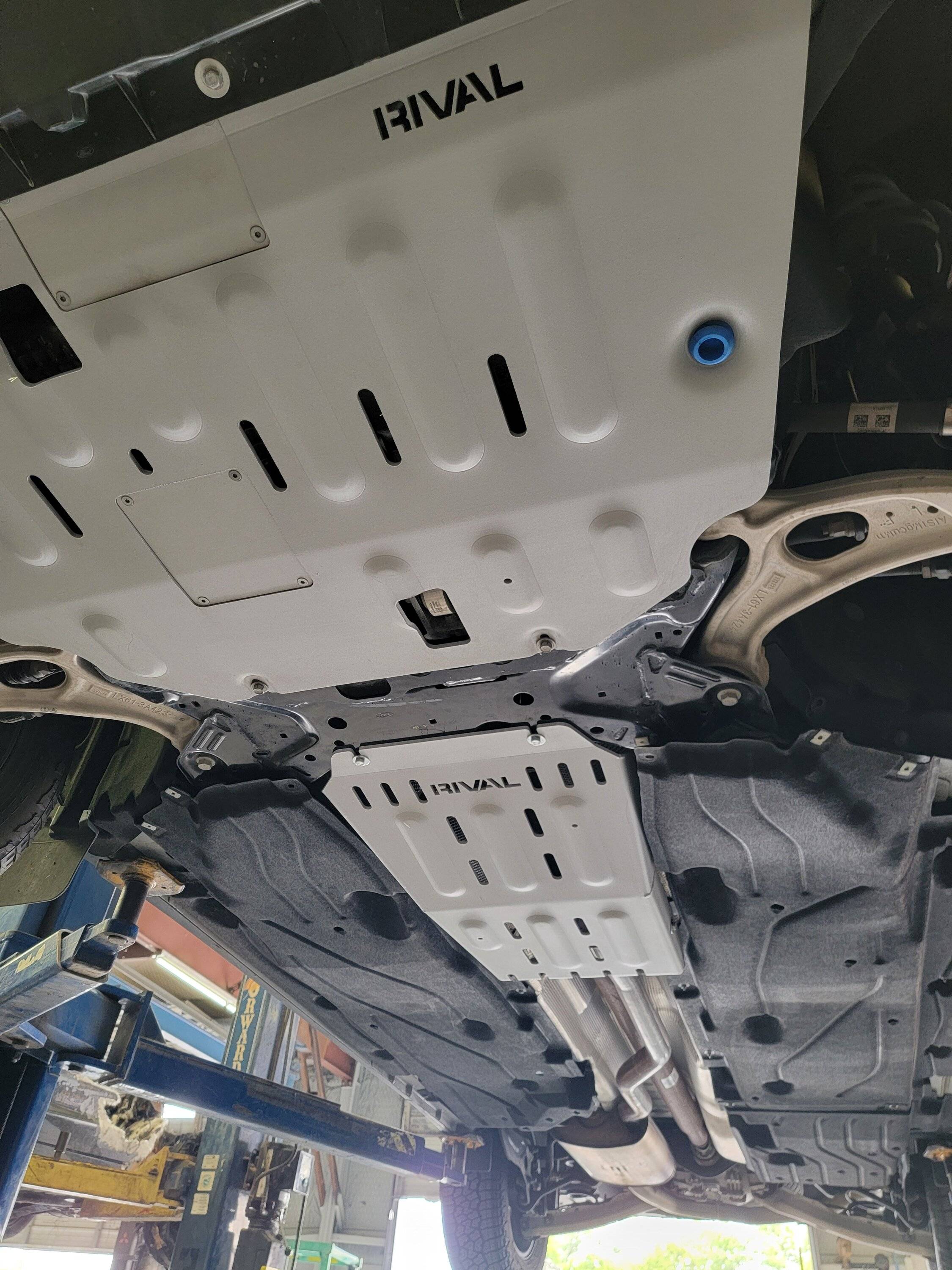 Ford Maverick Installed Rival 4x4's Tremor skidplate and catalytic converter cover 20240829_133517