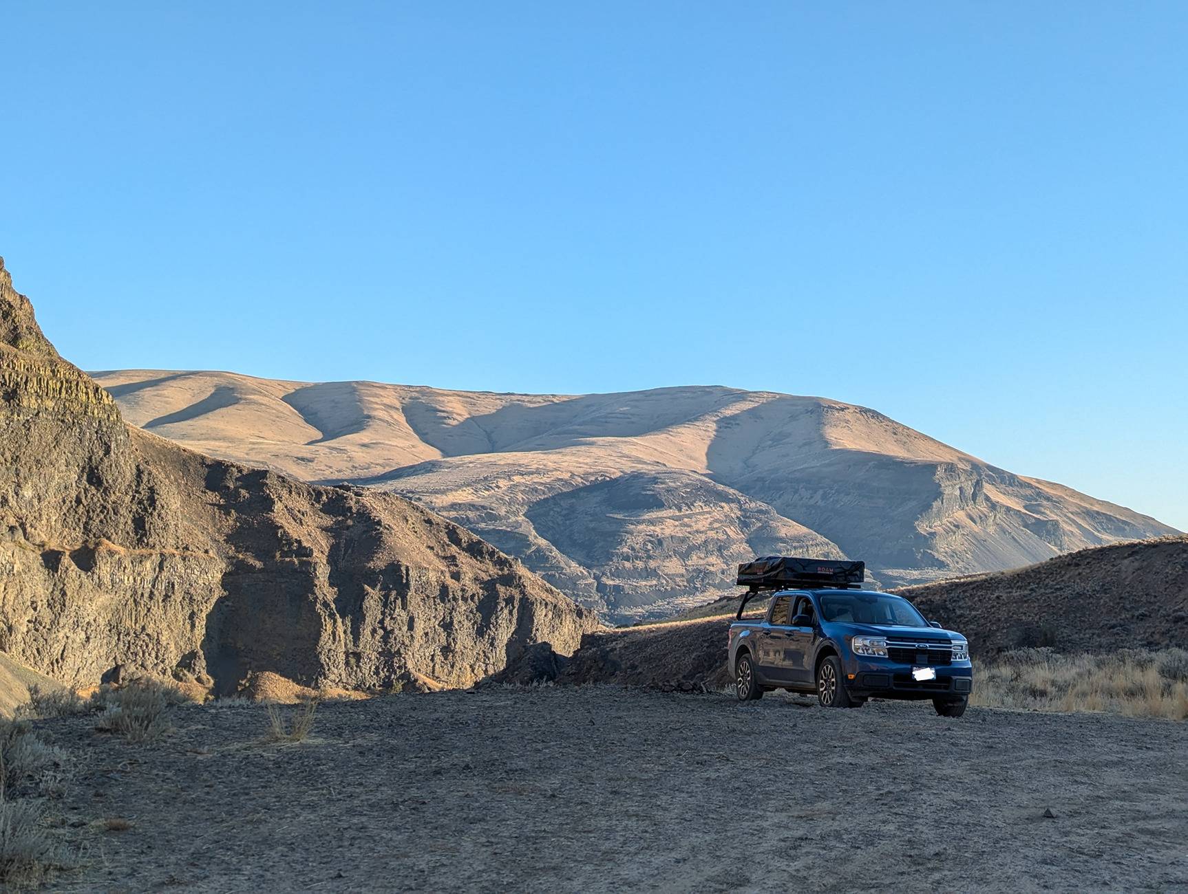 Ford Maverick Exploring without the grid in Hybrid Maverick + Roam Vagabond XL Roof Top Tent RTT 1000013154