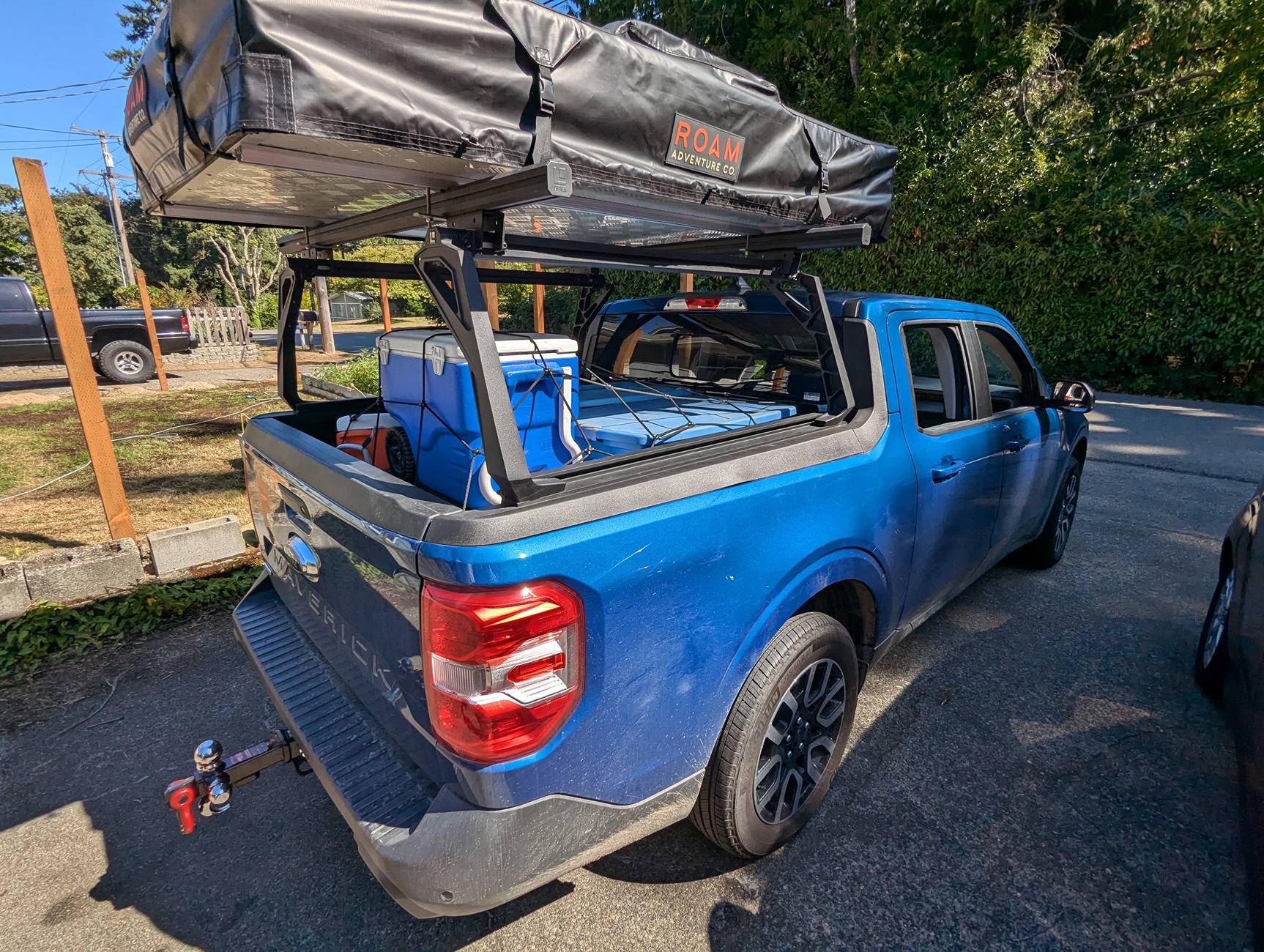 Ford Maverick Exploring without the grid in Hybrid Maverick + Roam Vagabond XL Roof Top Tent RTT 1000013027