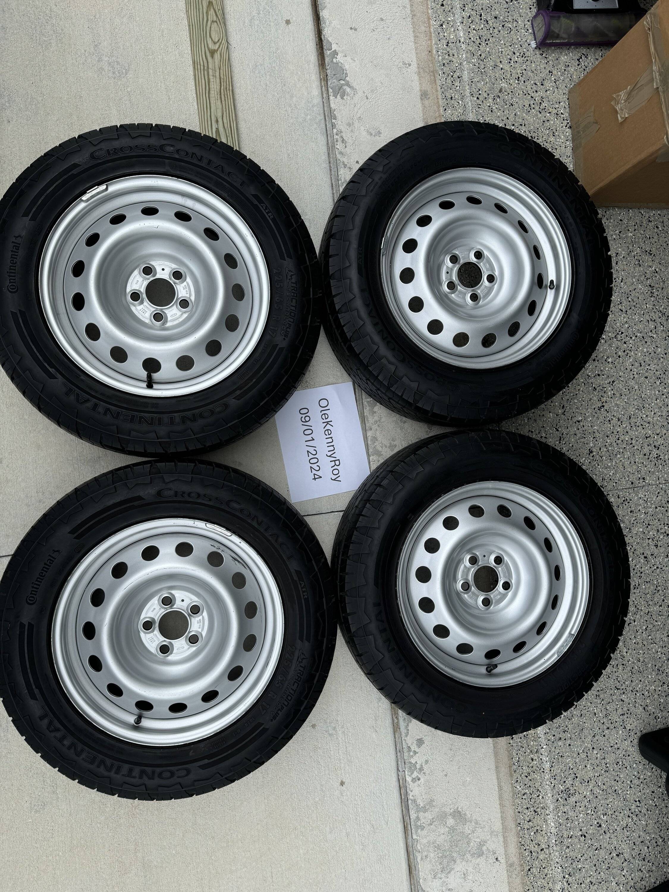 Ford Maverick Steelies and 225/65R17 Continental ATRs IMG_0798