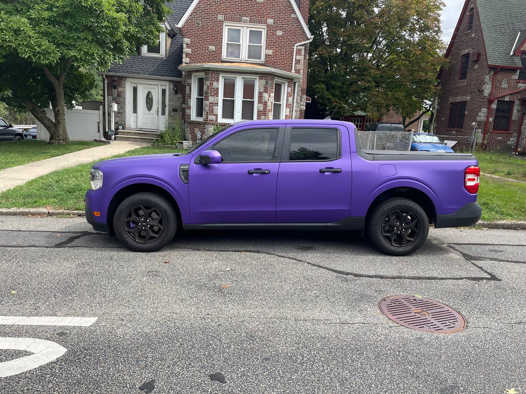 Ford Maverick Spotted a matte purple Maverick in queens! IMG_2354