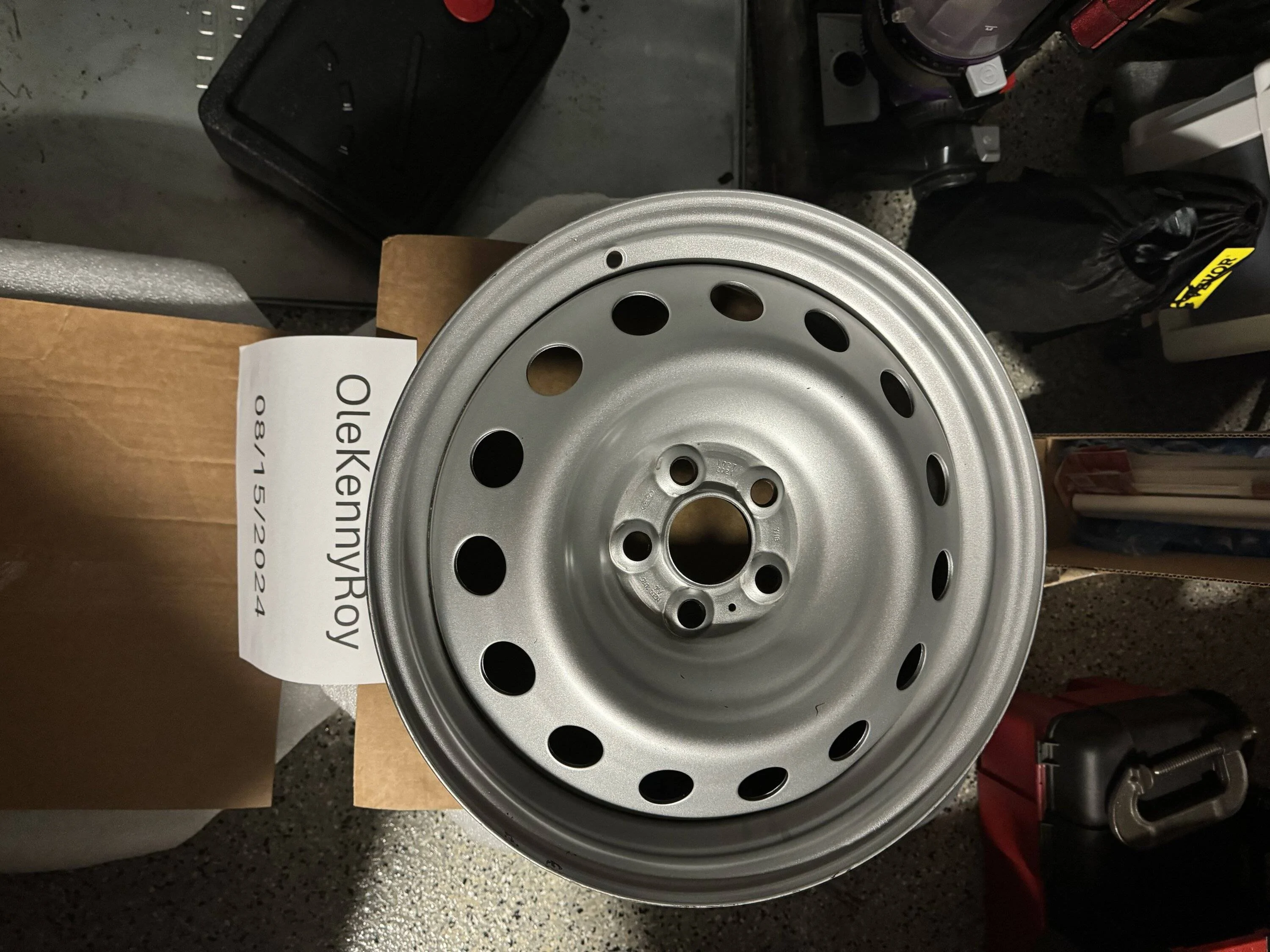 Ford Maverick Steelies and 225/65R17 Continental ATRs IMG_0739