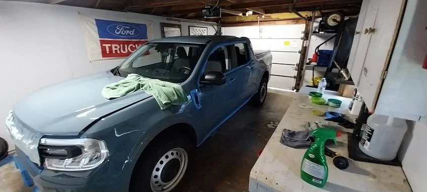 Ford Maverick Do Bumper Stickers Stick? Pups First Waxing Sept1 2024 a
