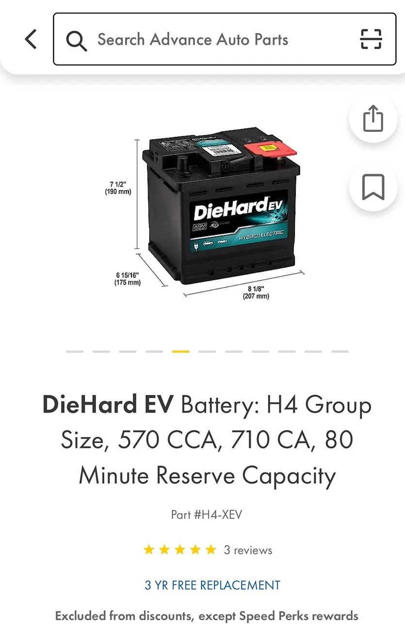 Ford Maverick 12v battery issue not looking good IMG_3345