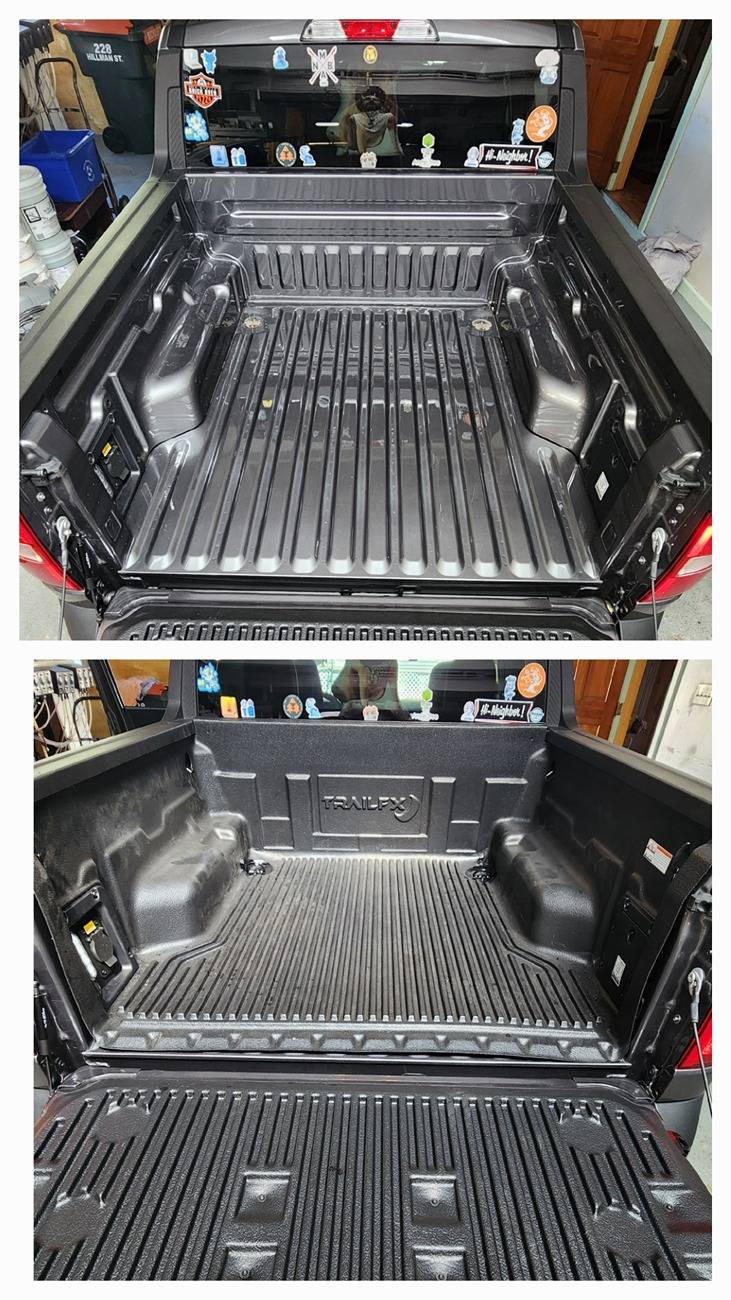 Ford Maverick I bought the TrailFX drop in bed liner 20240908_113827