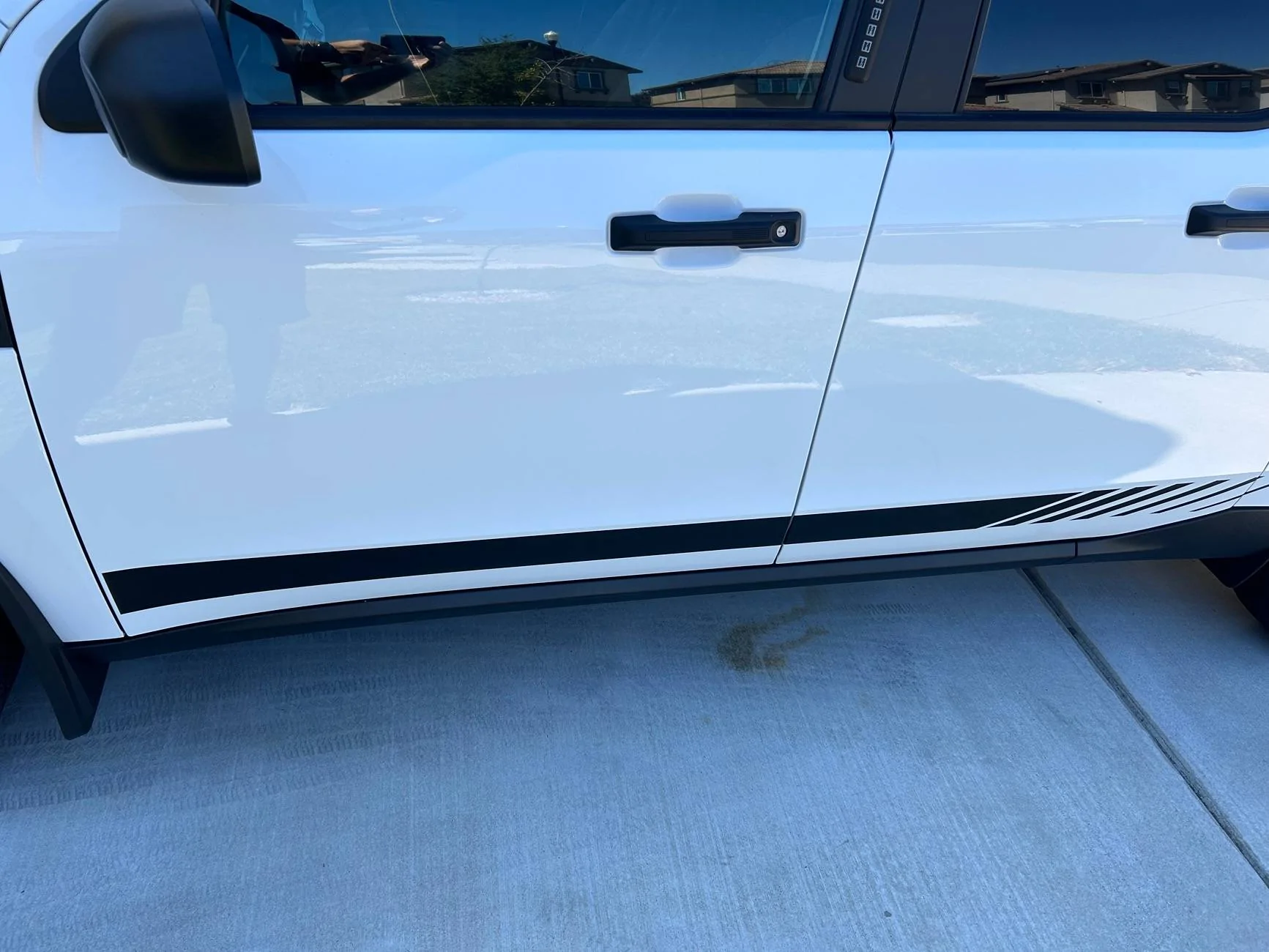 Ford Maverick Visco Speed Stripes installed IMG_3652