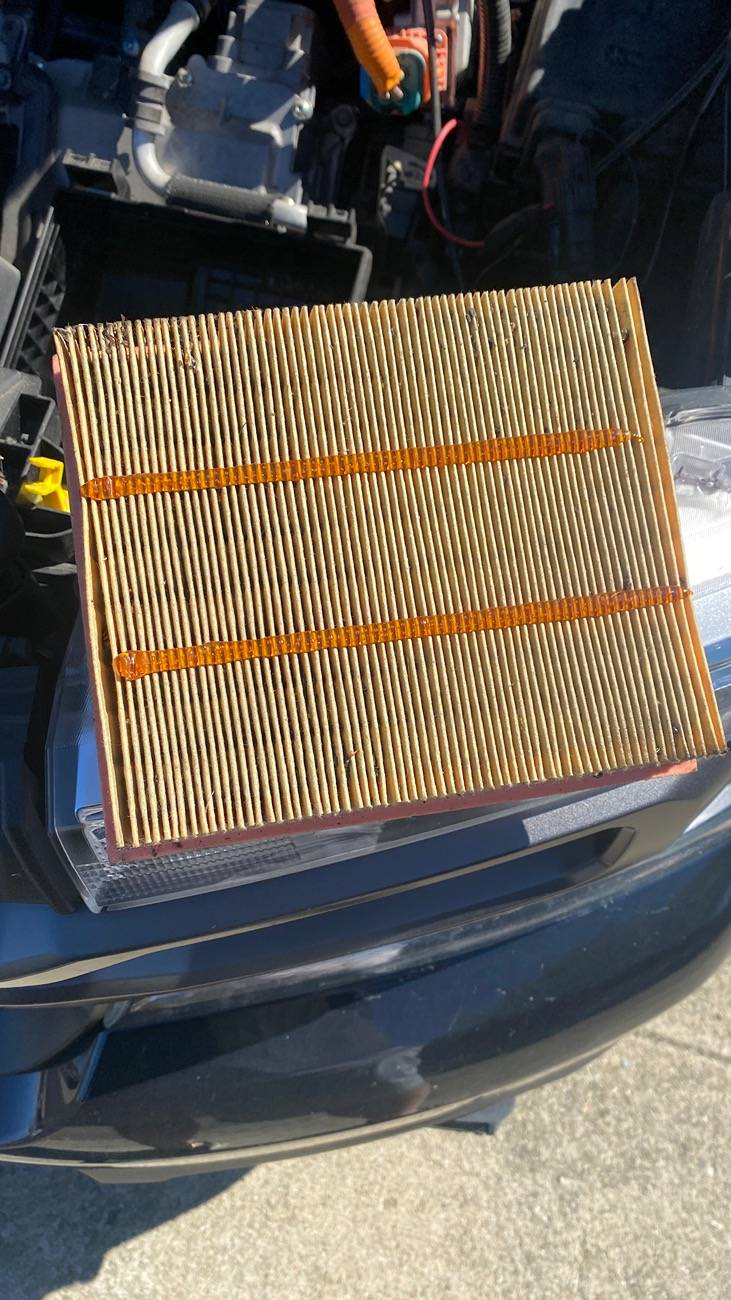 Ford Maverick Air filter cover. 2.5 L engine. IMG_1364