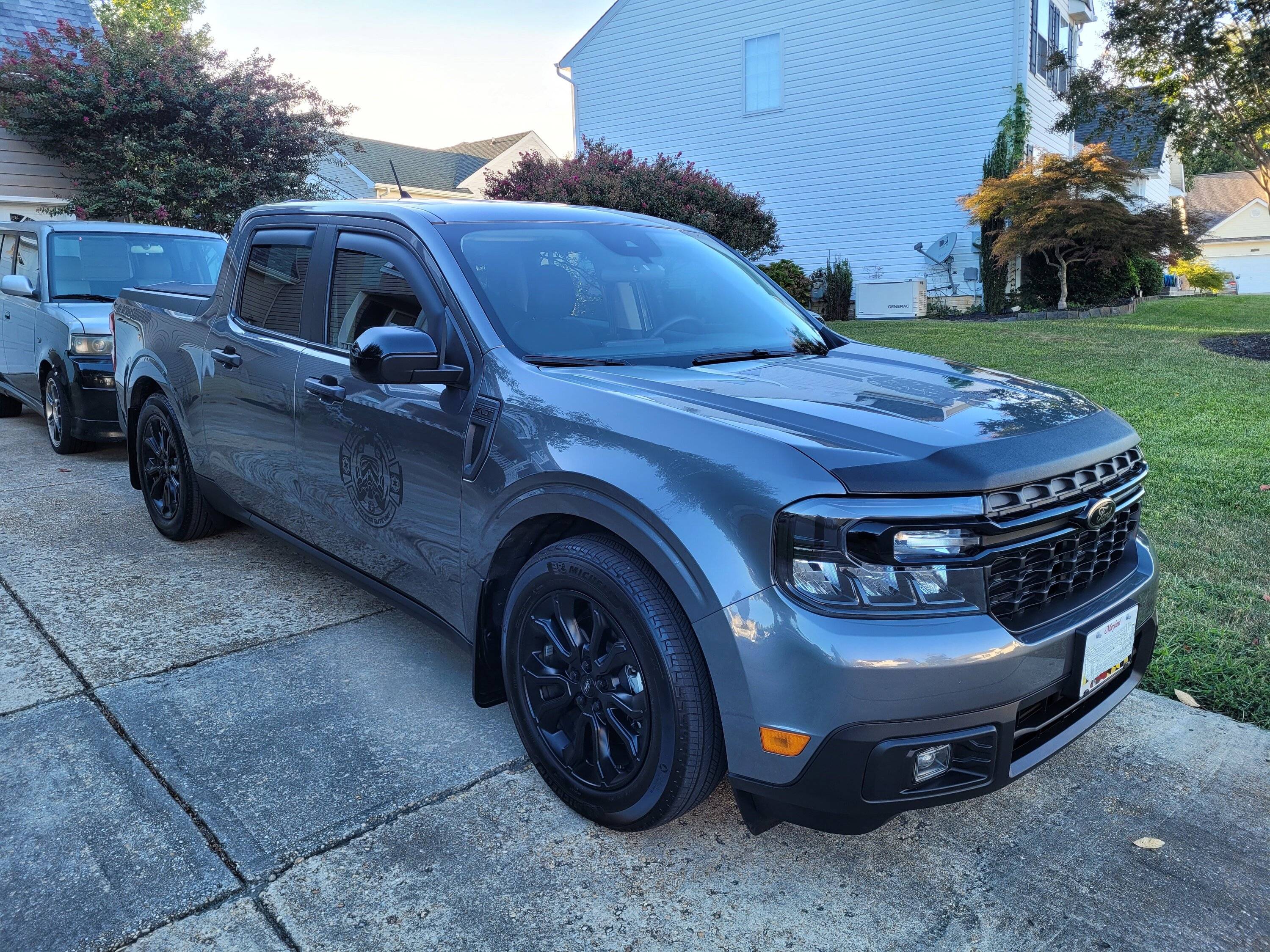 Ford Maverick TIE Fighter Build - Carbonized Gray 2023 Maverick XLT Hybrid 20240908_181300