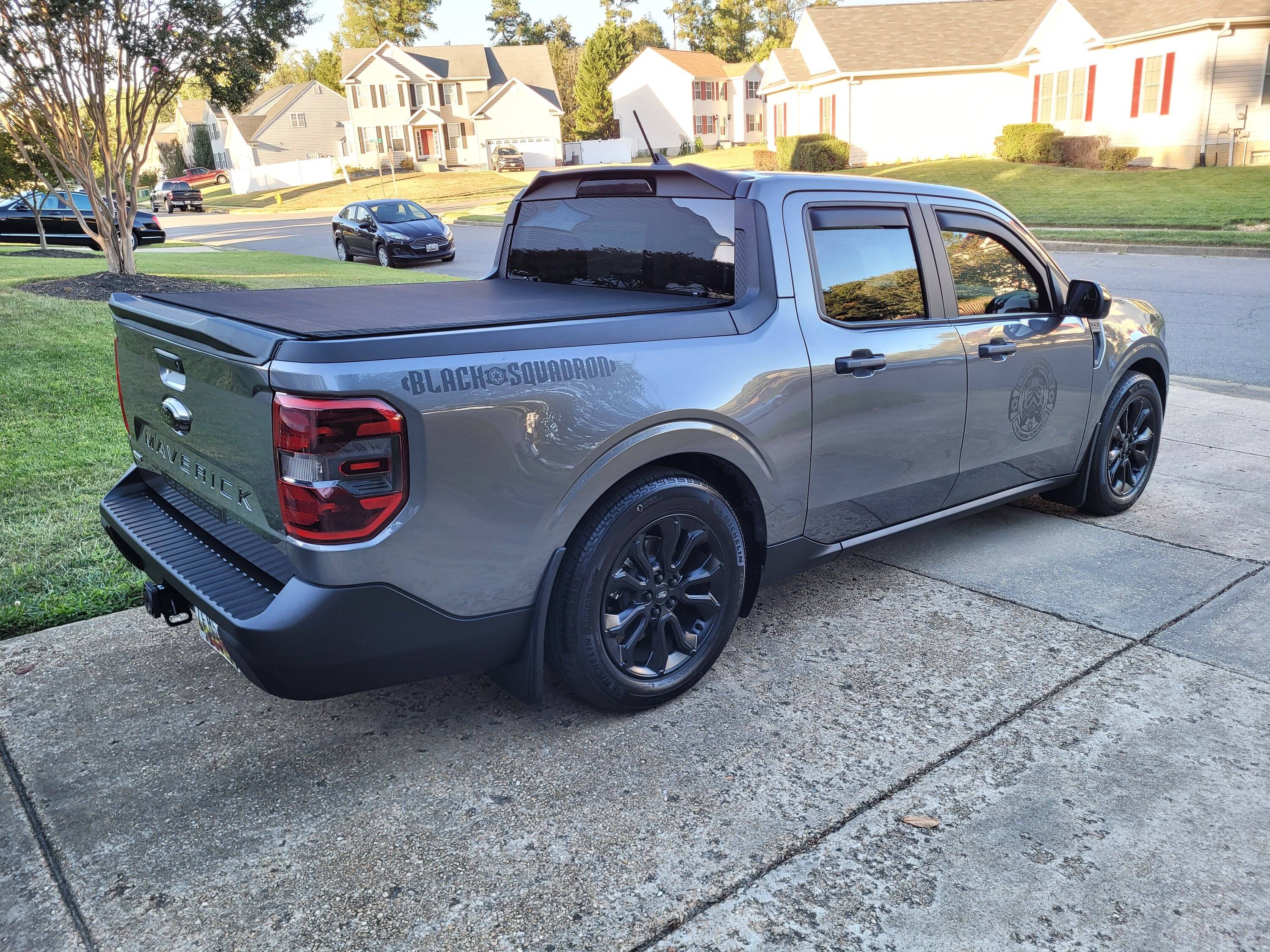 Ford Maverick TIE Fighter Build - Carbonized Gray 2023 Maverick XLT Hybrid 20240908_181541