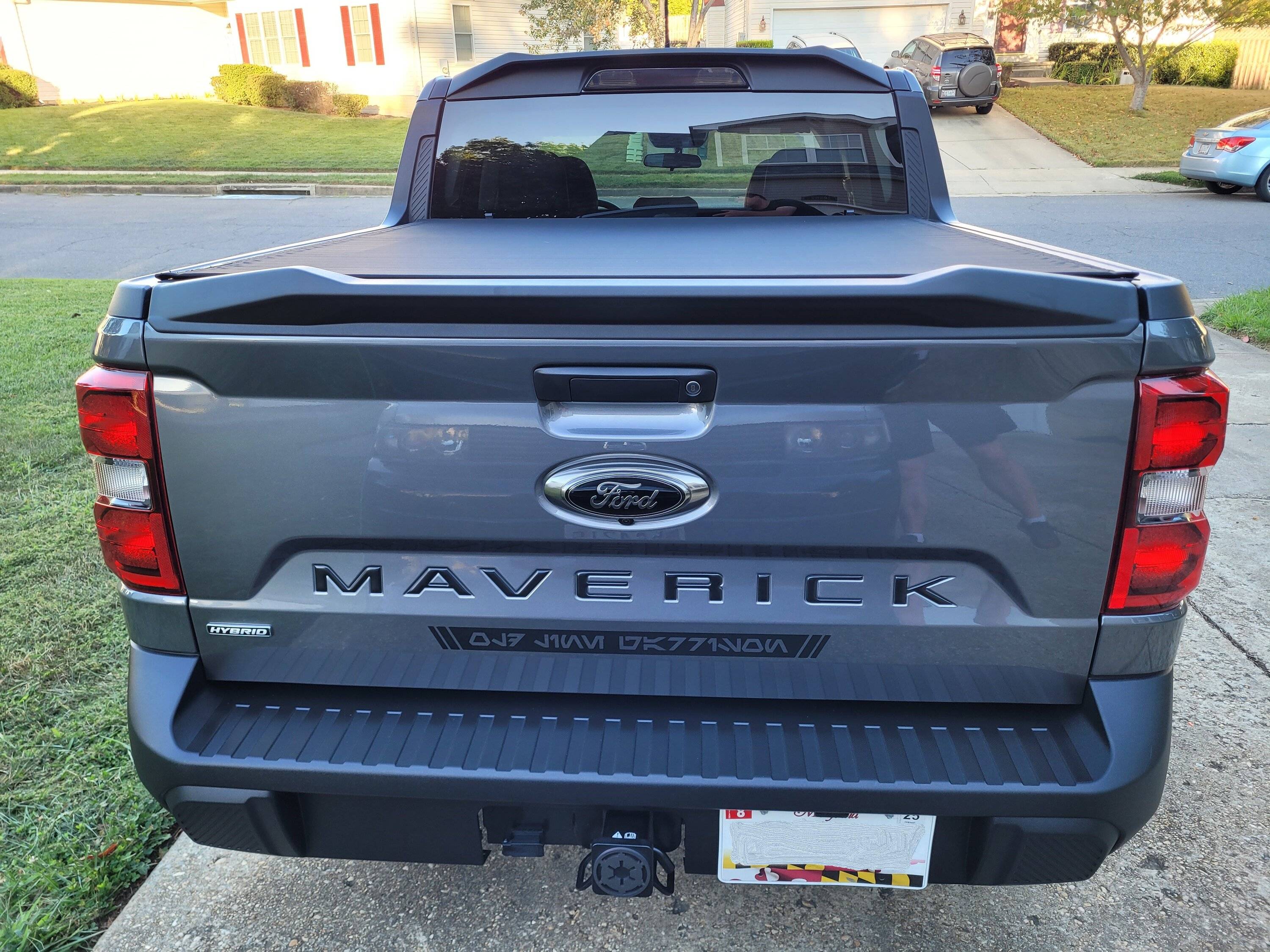 Ford Maverick TIE Fighter Build - Carbonized Gray 2023 Maverick XLT Hybrid 20240908_181450