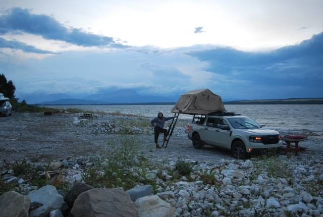 Ford Maverick Rooftop tent camping in Grand Teton National Park DSC_0363.JPG