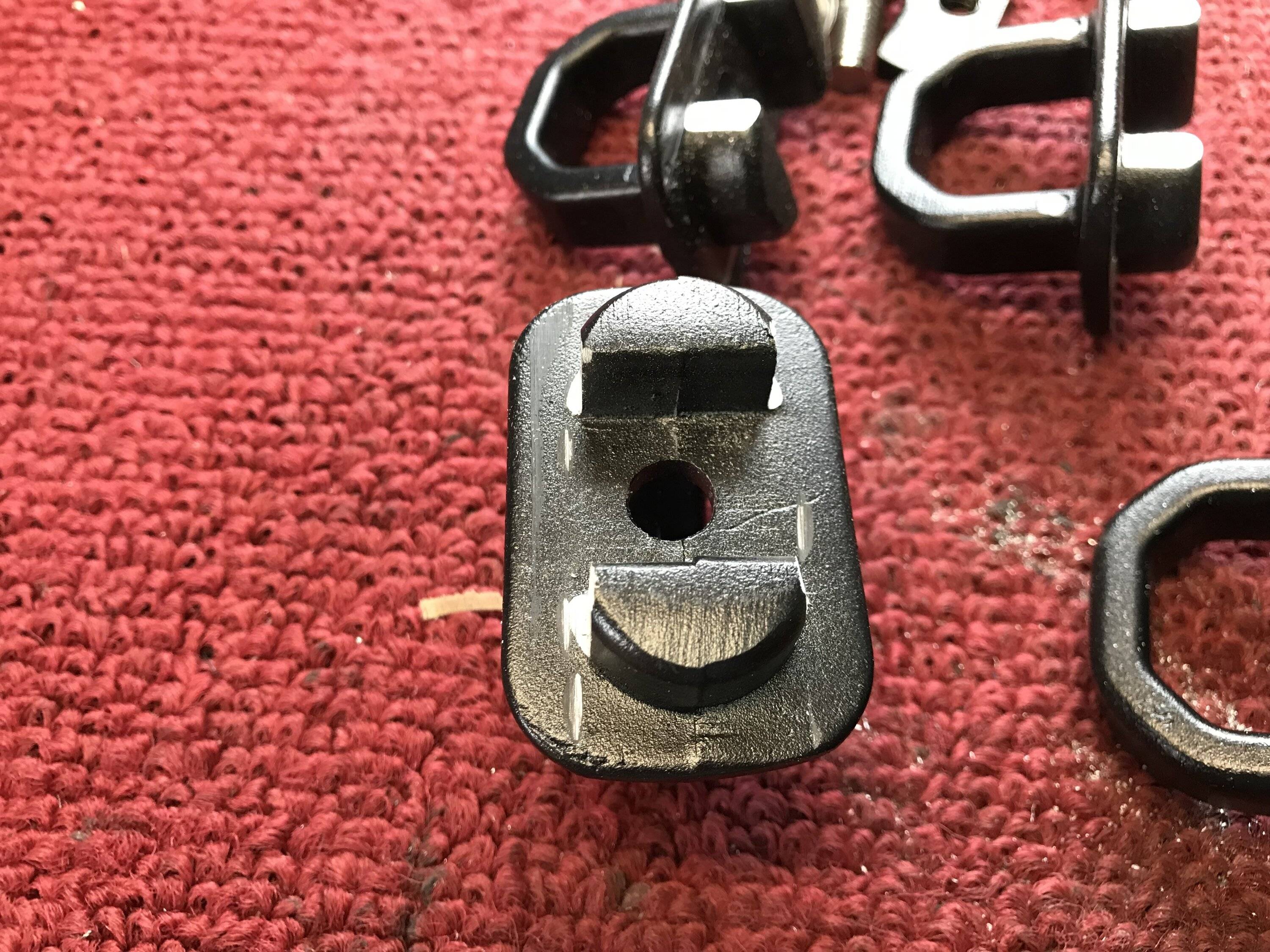 Ford Maverick Inexpensive Bed Rail Cleats for my Truck IMG_3901