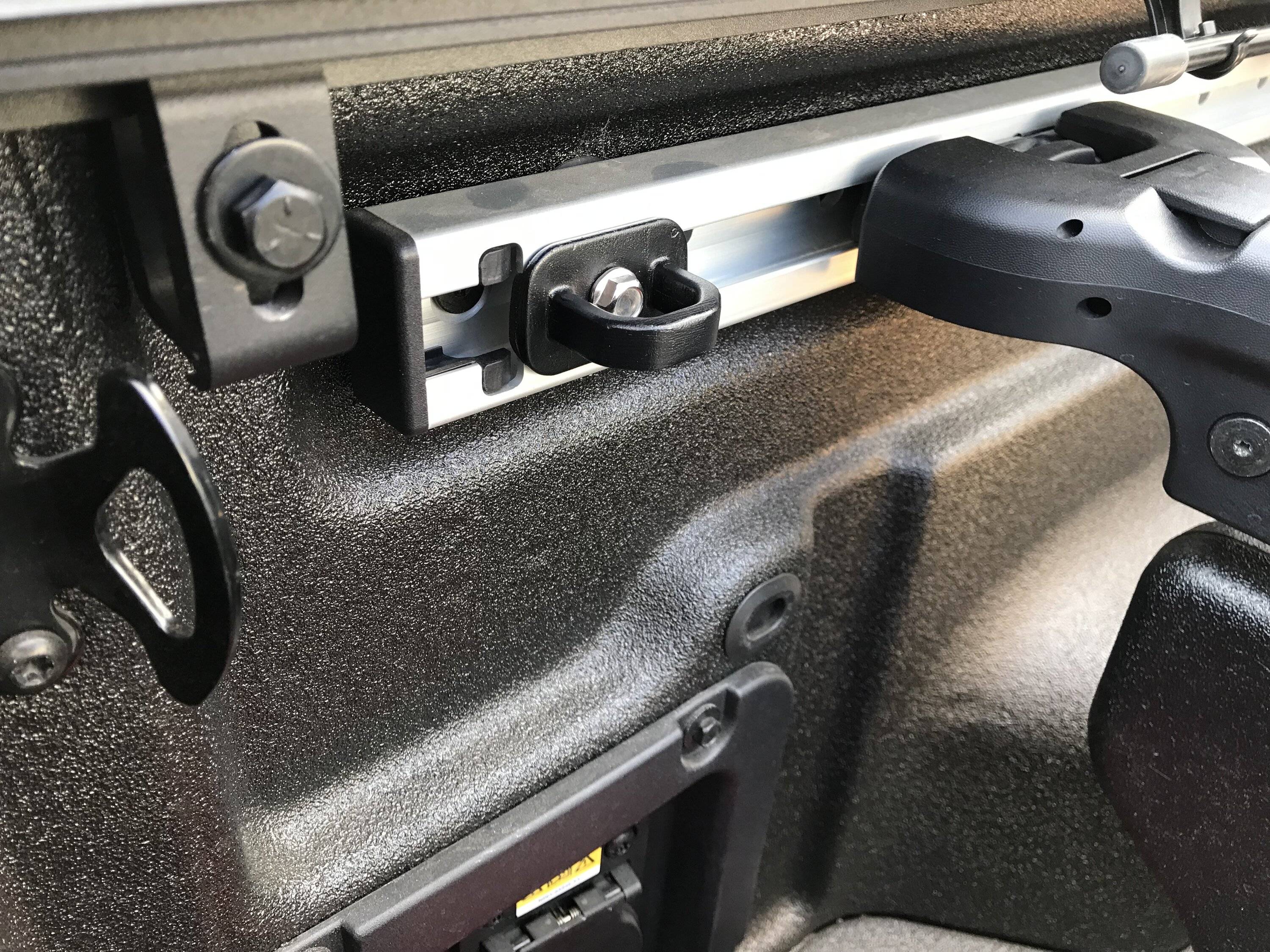 Ford Maverick Inexpensive Bed Rail Cleats for my Truck IMG_3902