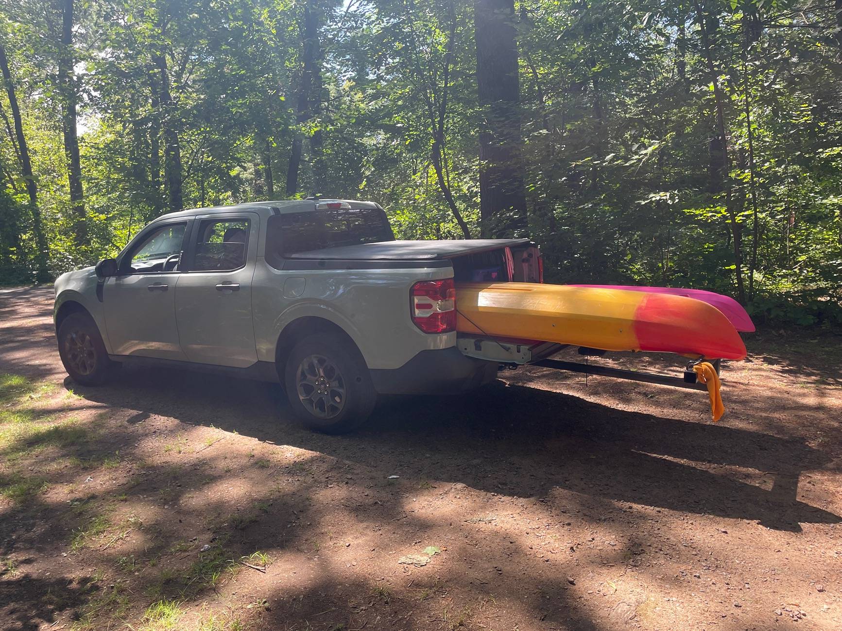 Ford Maverick Truck Bed Camping Setup IMG_6812