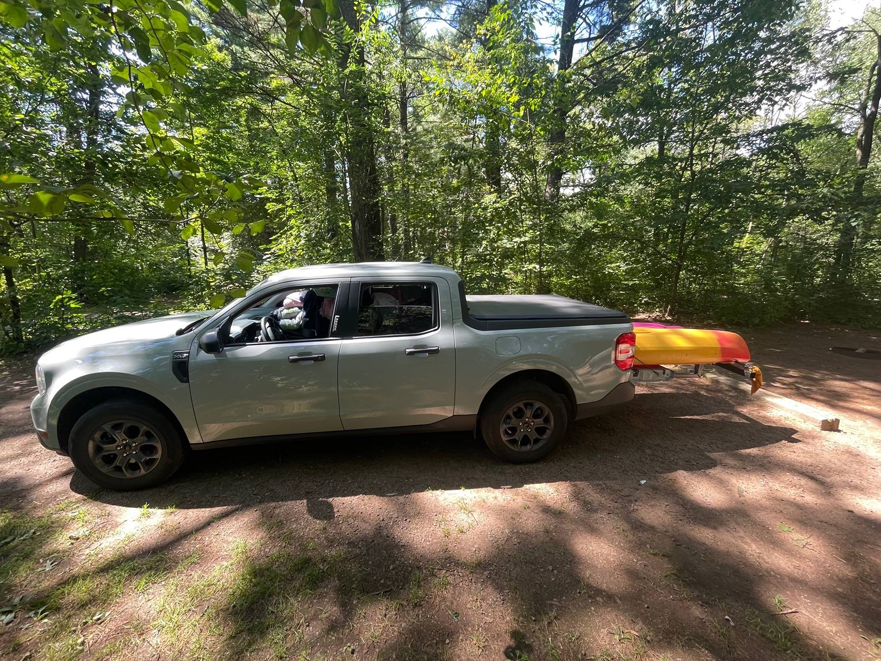 Ford Maverick Truck Bed Camping Setup IMG_6811