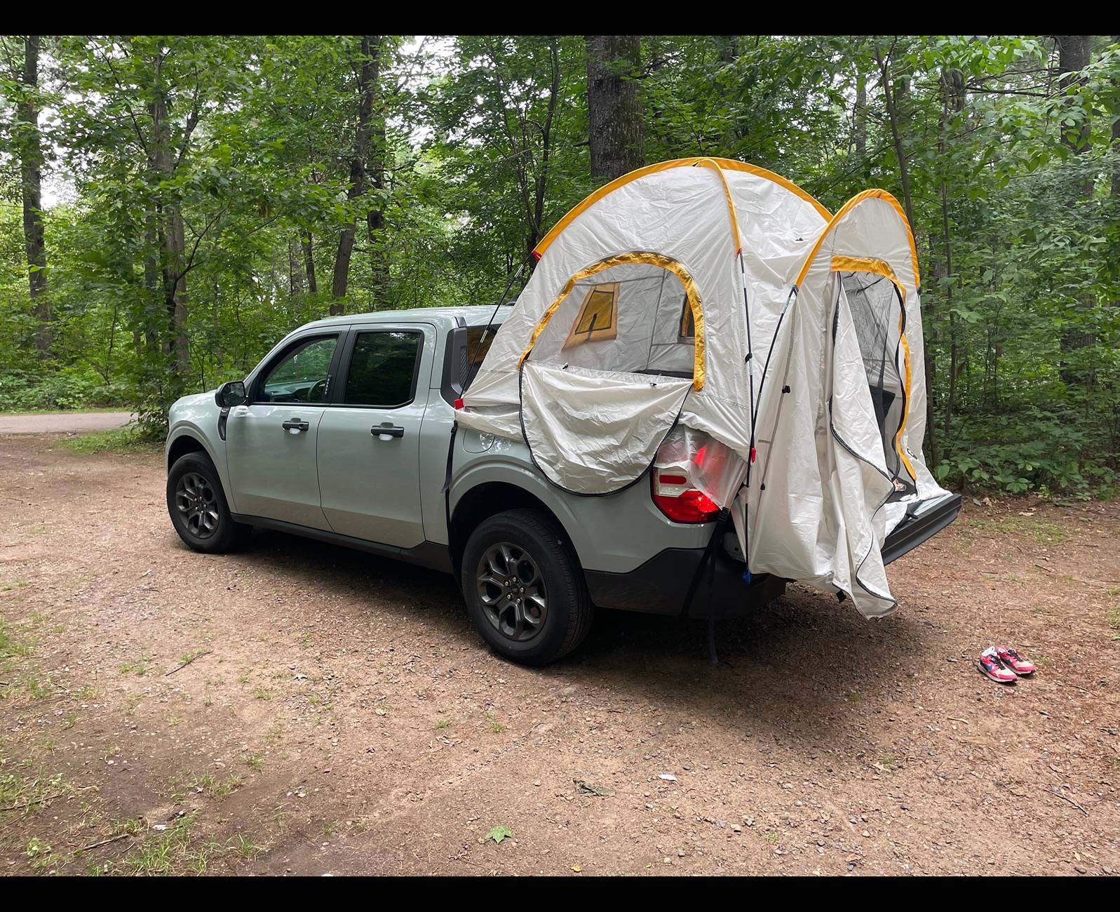 Ford Maverick Truck Bed Camping Setup IMG_6762