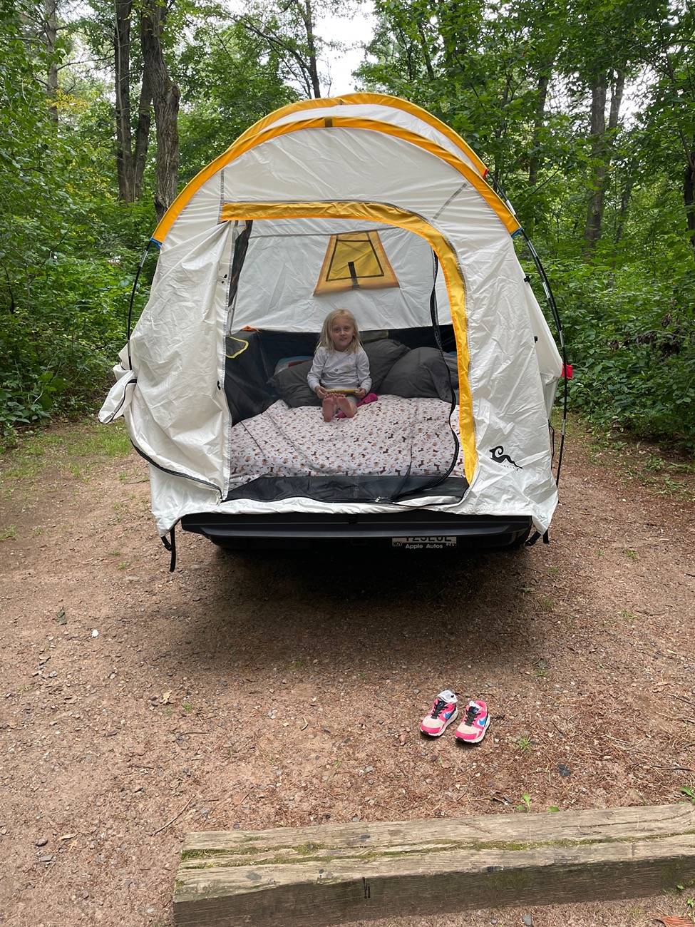 Ford Maverick Truck Bed Camping Setup IMG_6764