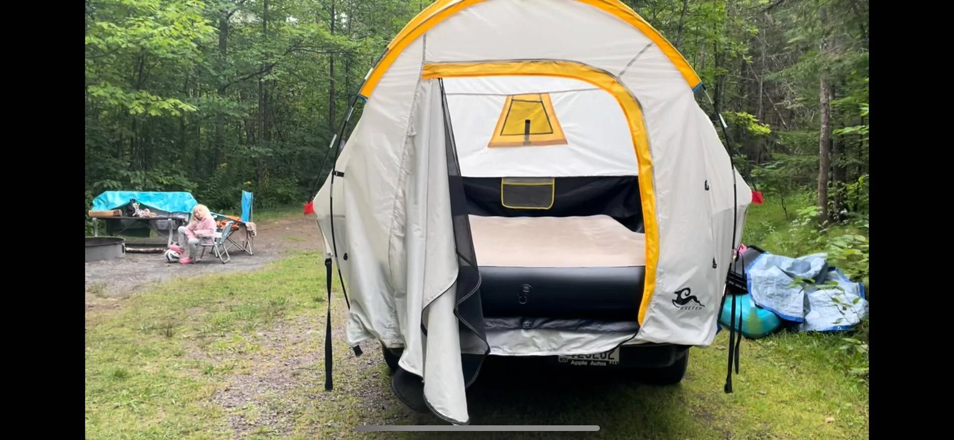 Ford Maverick Truck Bed Camping Setup IMG_7585