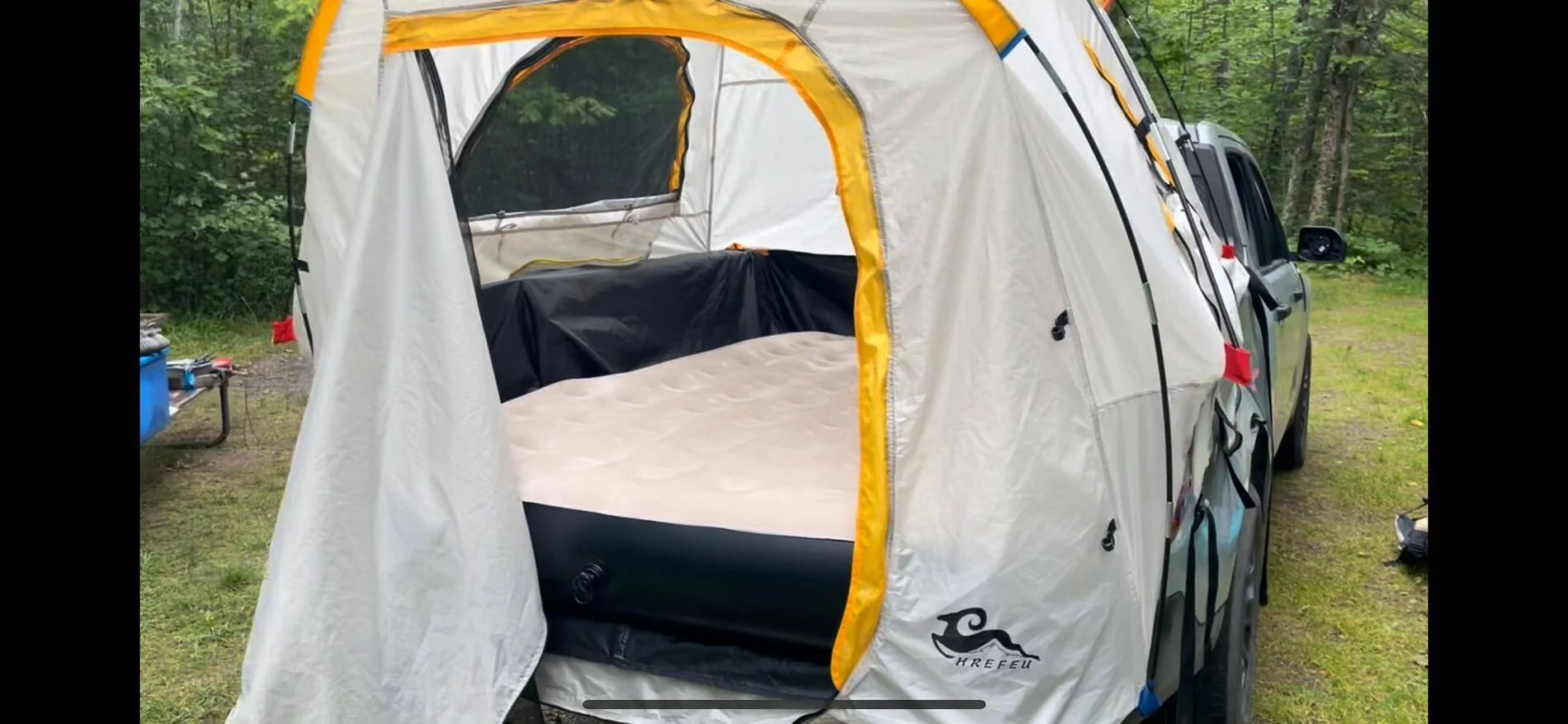 Ford Maverick Truck Bed Camping Setup IMG_7584