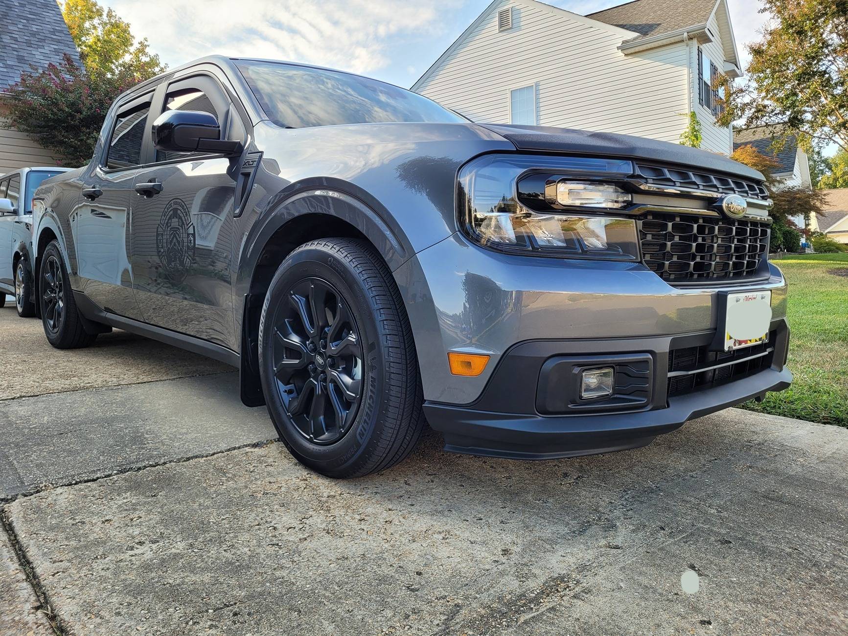 Ford Maverick TIE Fighter Build - Carbonized Gray 2023 Maverick XLT Hybrid 20240915_170221