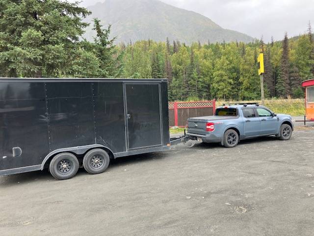 Ford Maverick Big trailer small truck IMG_0347