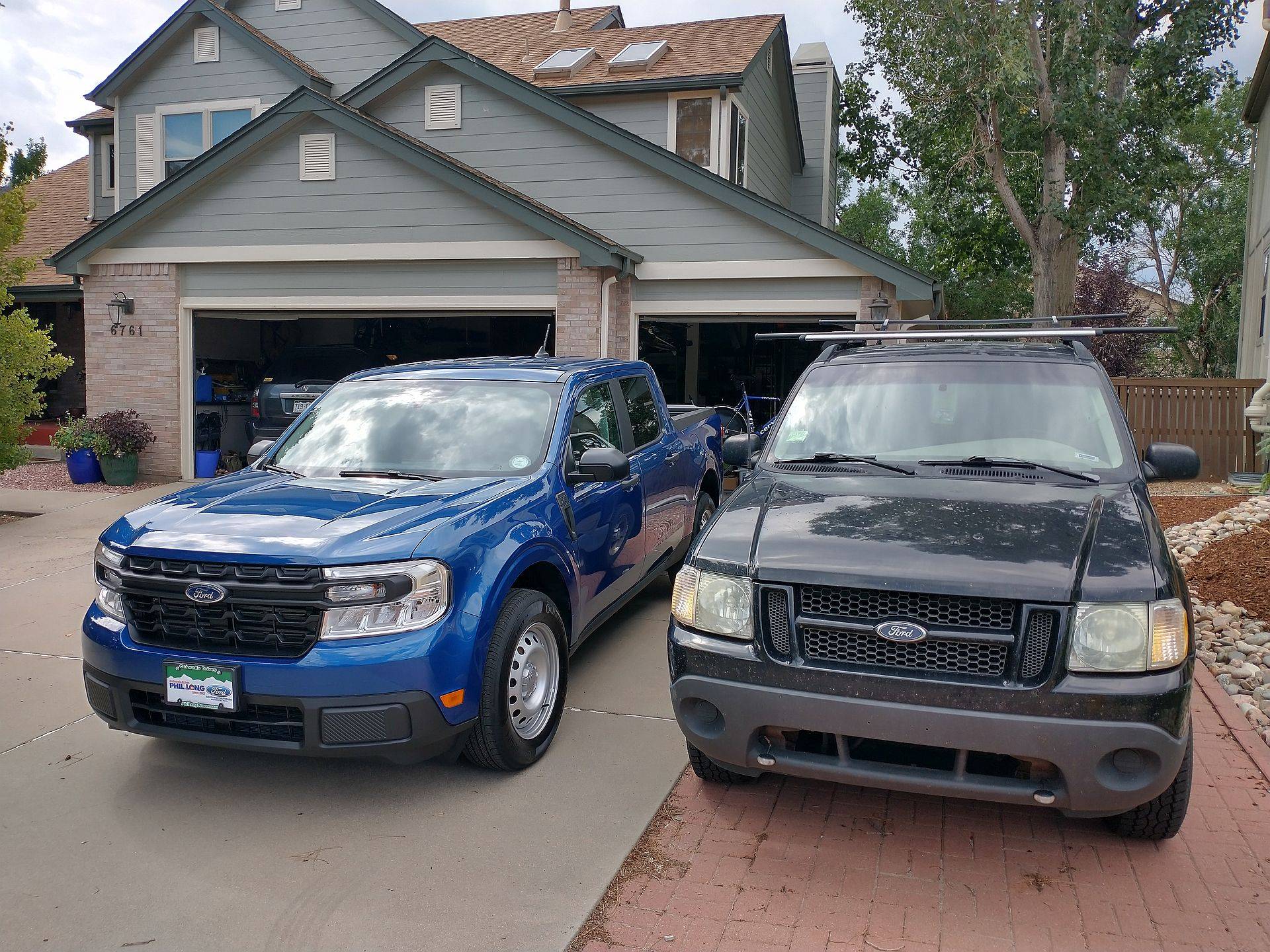 Ford Maverick Old Truck New Truck: 2004 vs. 2024 ford old new 3