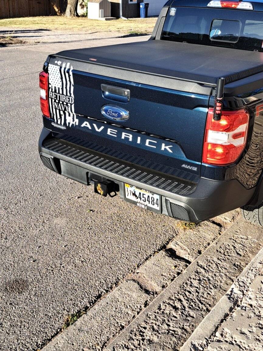 Ford Maverick Please Ford ....put a step on the side of the back bumper 20240917_080310