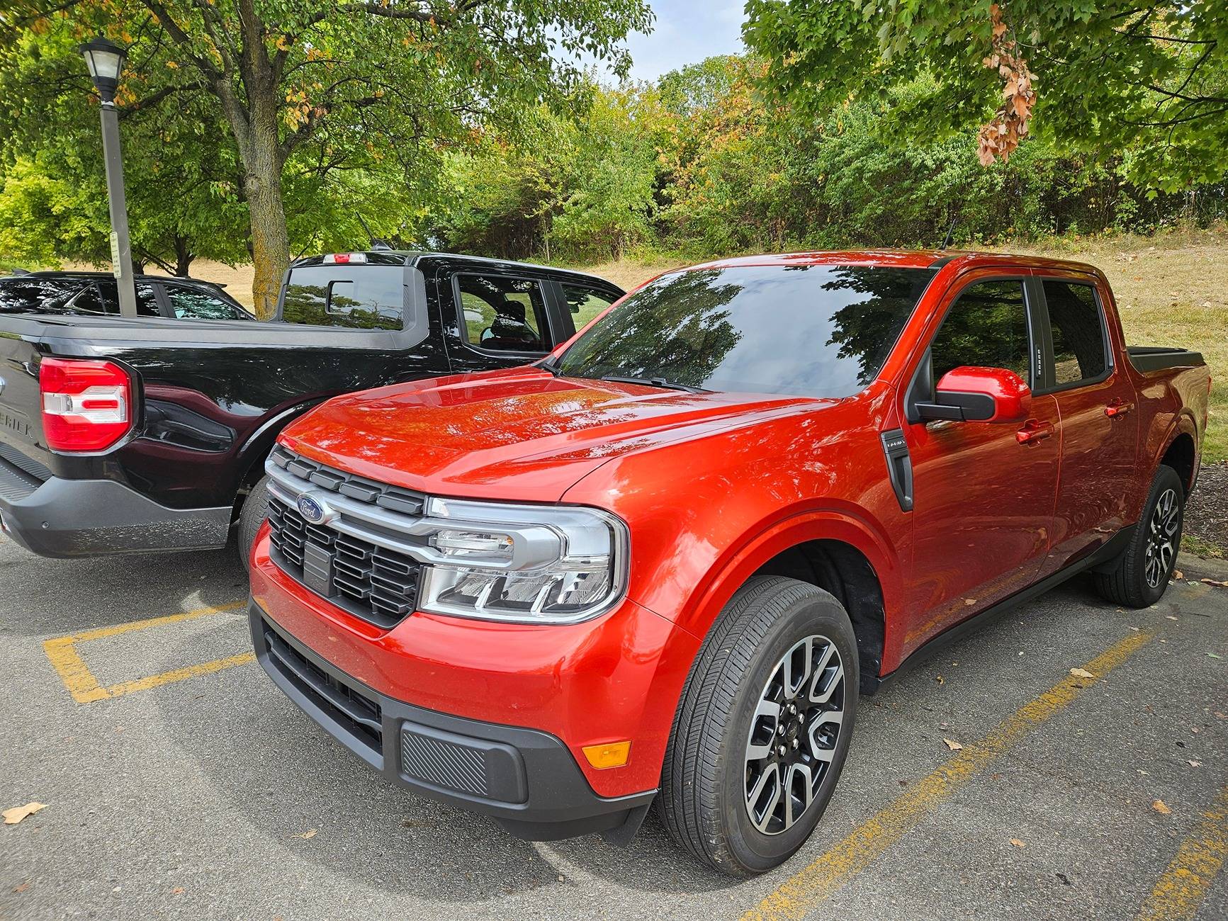 Ford Maverick (A Maverick Parking thread) I think someone was trying to be friends . . . 20240917_121912