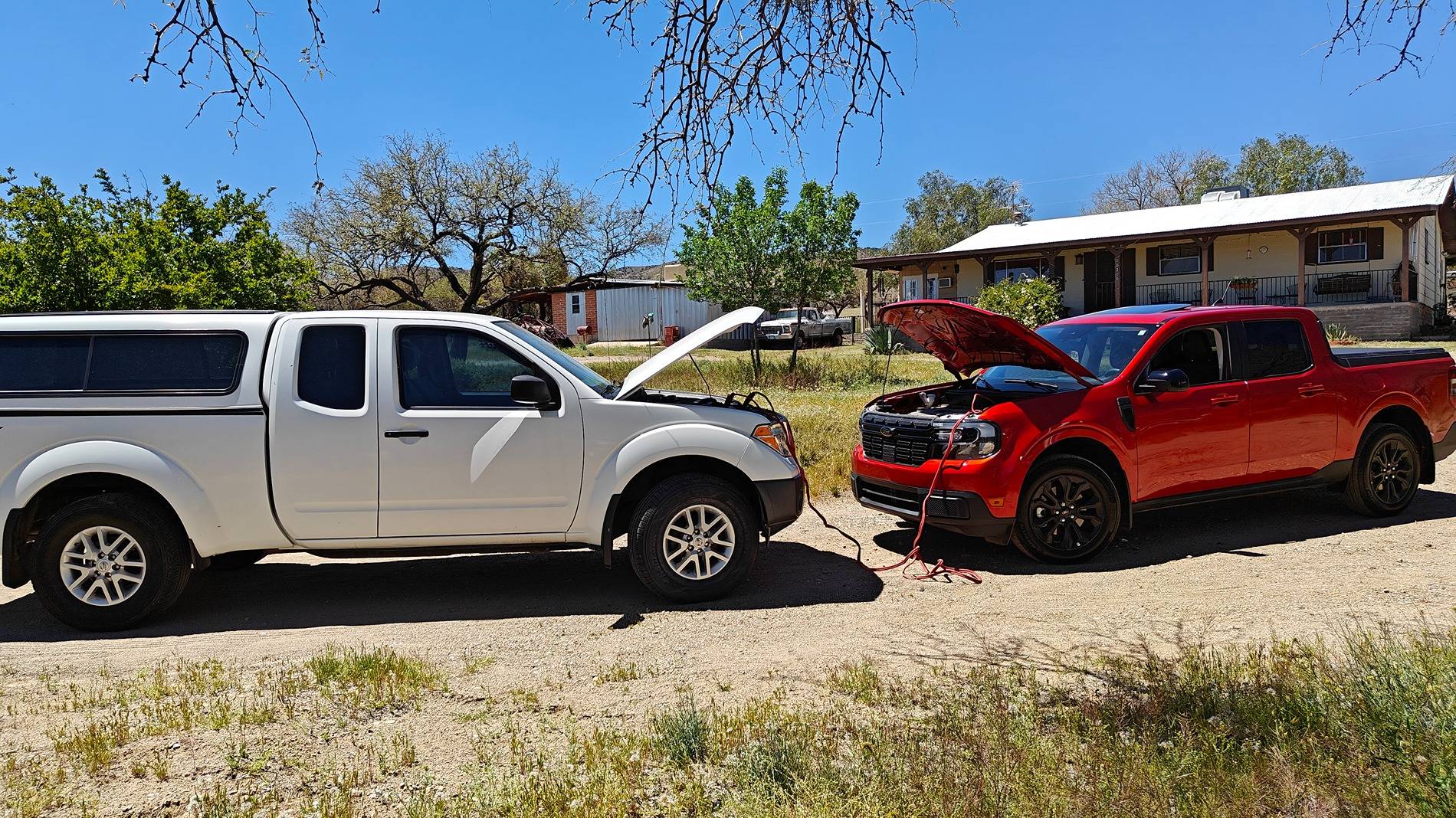Ford Maverick Current Nissan Frontier Owner, Future Maverick Owner (?) MaverickRescuesFrontier