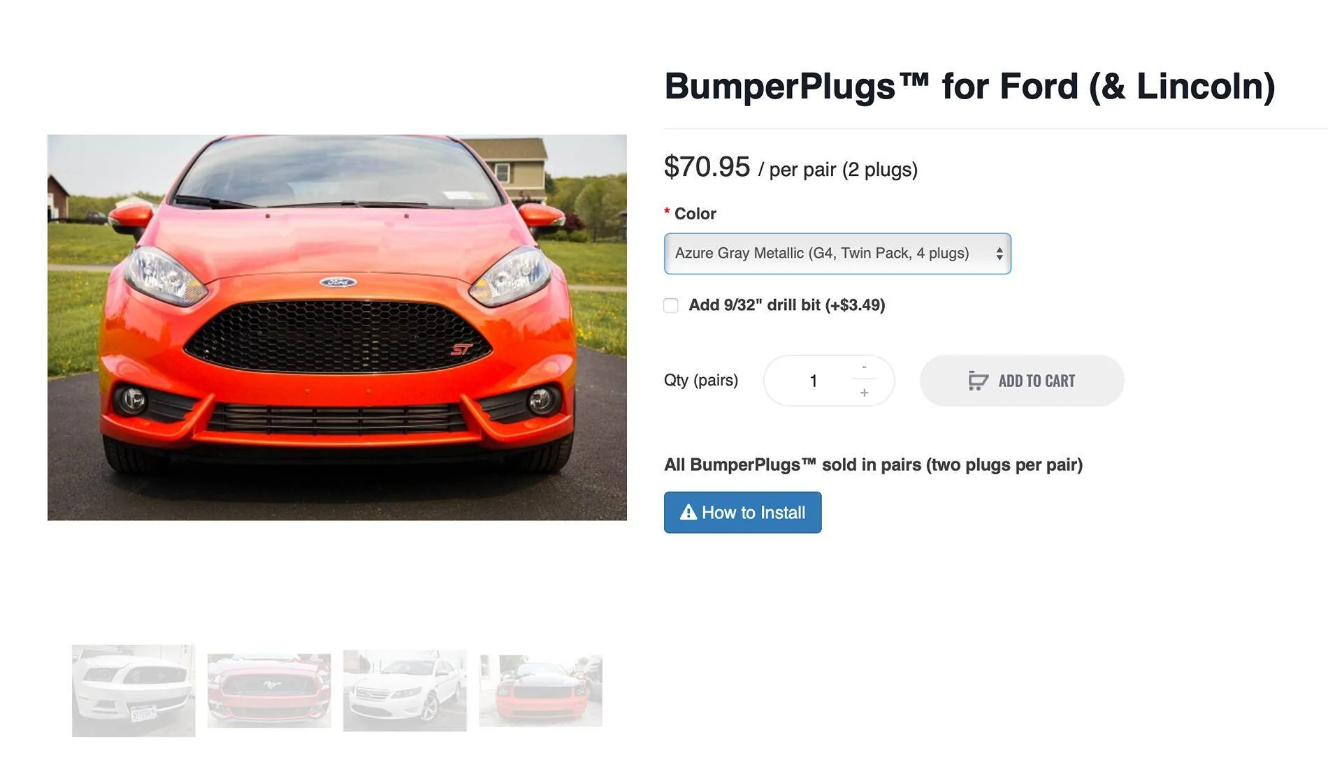 Ford Maverick Azure Gray Bumper Plugs - New Screenshot 2024-09-22 at 12.26.42 PM