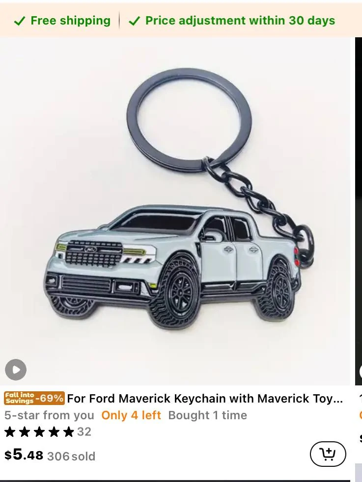 Ford Maverick Little Maverick keychain IMG_1489