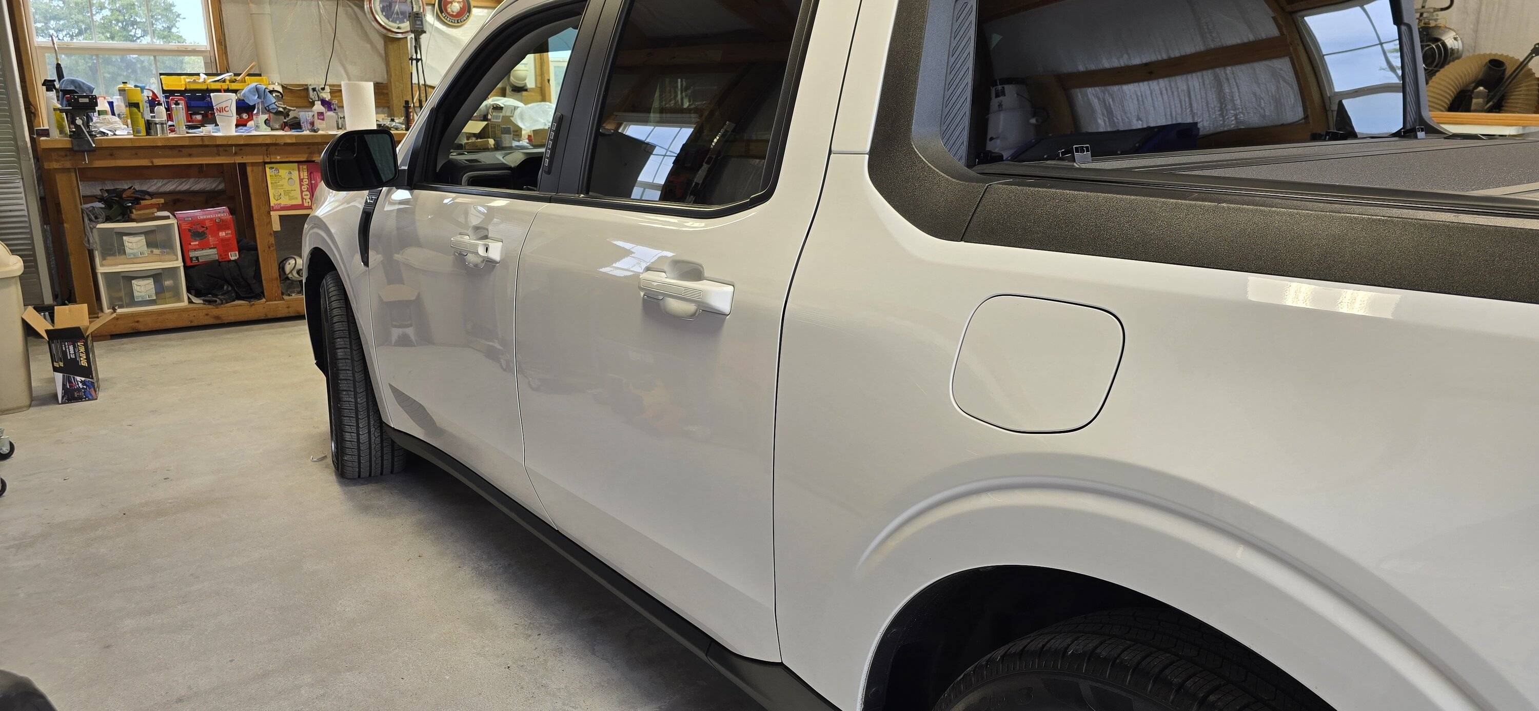 Ford Maverick PTM (paint matched) door handles and tailgate handle installed 1000001853