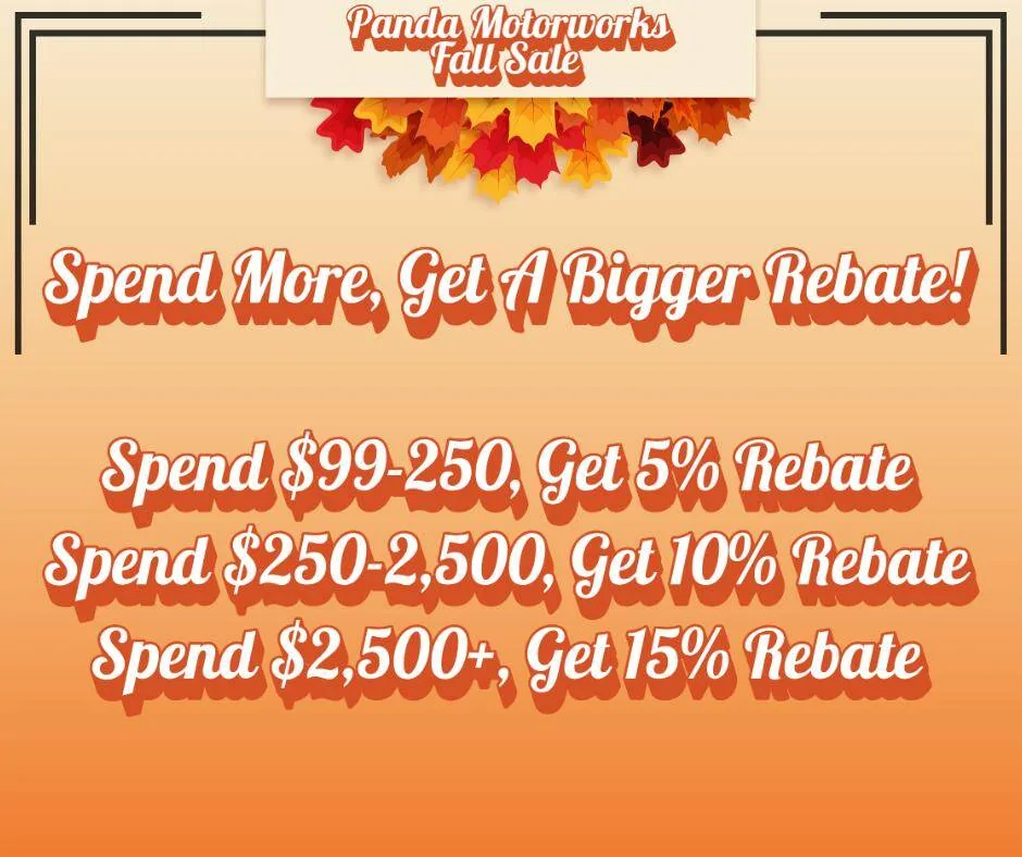 Ford Maverick Panda Motorworks MASSIVE Gift Card Rebate Weekend is HERE! 🍁 4