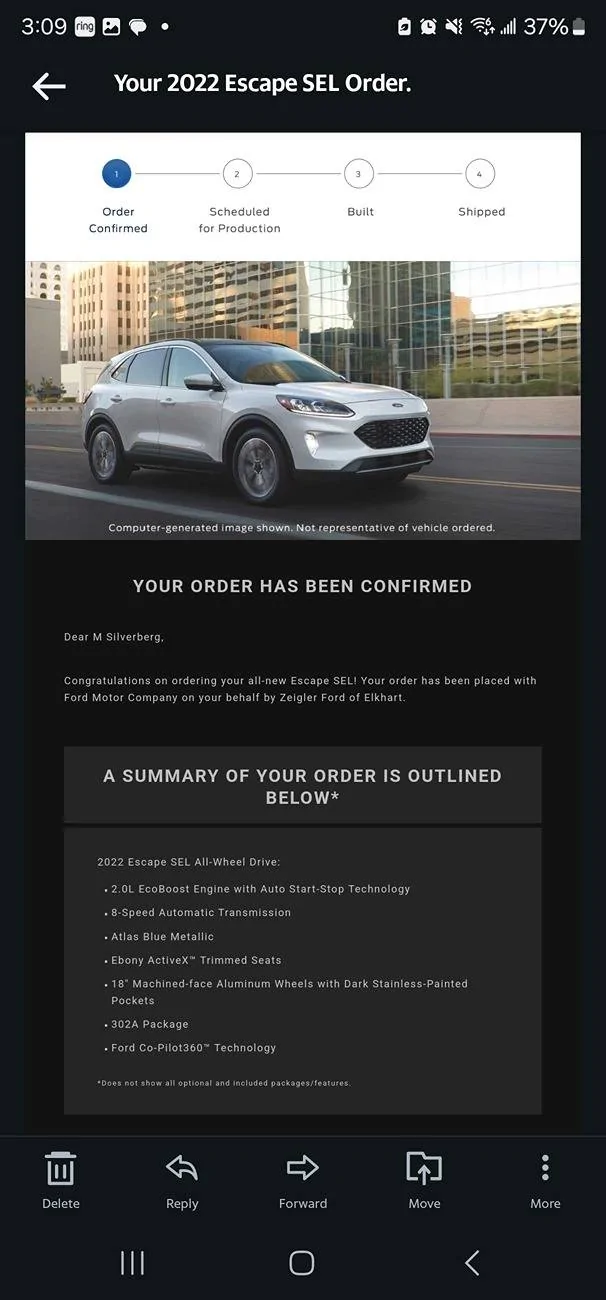 Ford Maverick Lobo order CONFIRMED!.. Kind of? Screenshot_20240927_150920_Yahoo Mail