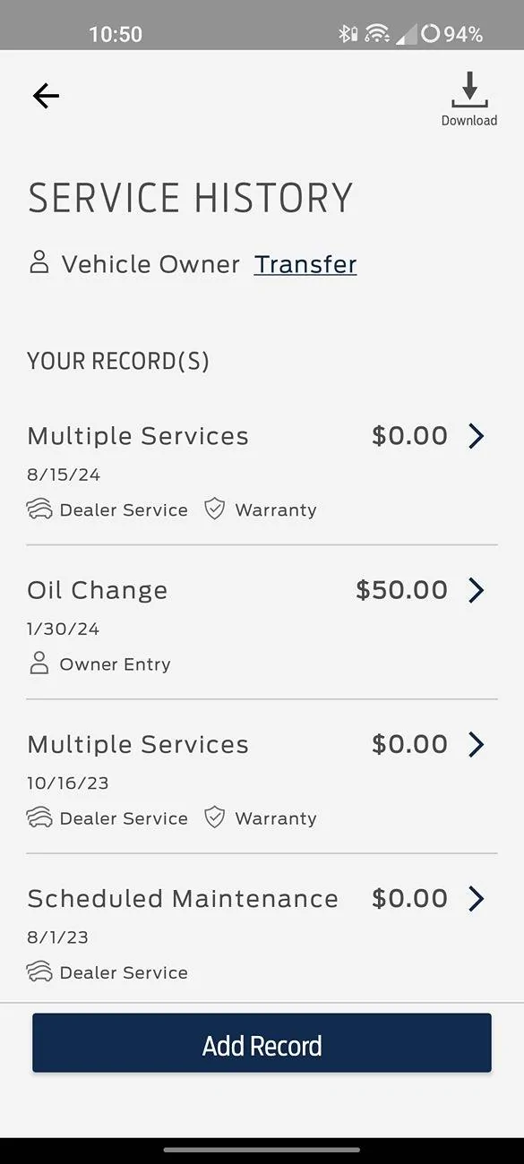 Ford Maverick Ford Pass app update today Screenshot_2024-10-01-10-50-36-57_f85a9dcae275ee1e0920d804e6924647