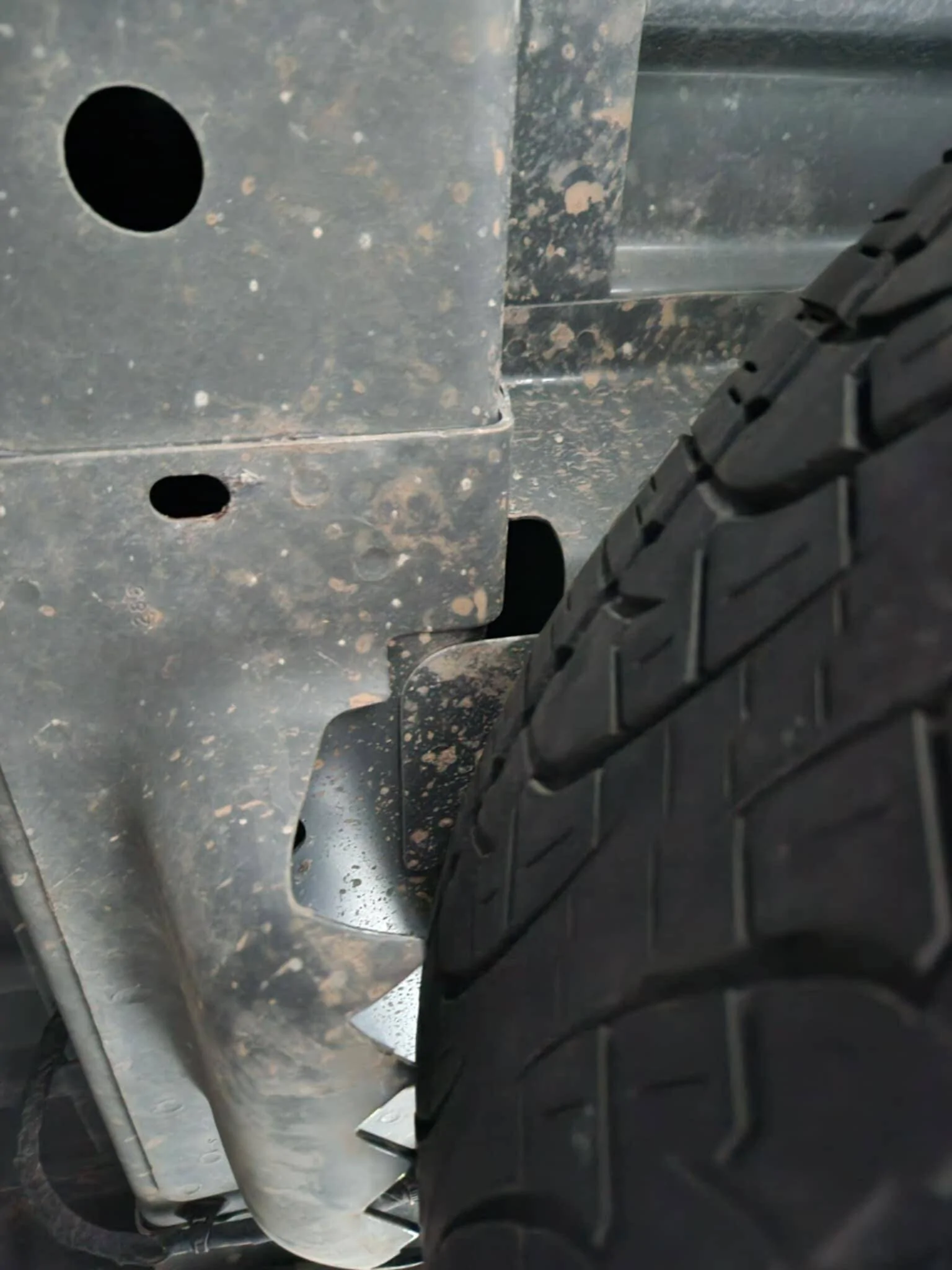 Ford Maverick Fit a FULL SIZE SPARE TIRE under the Maverick to replace the pathetic factory bicycle wheel spare! 1727912853462-pj