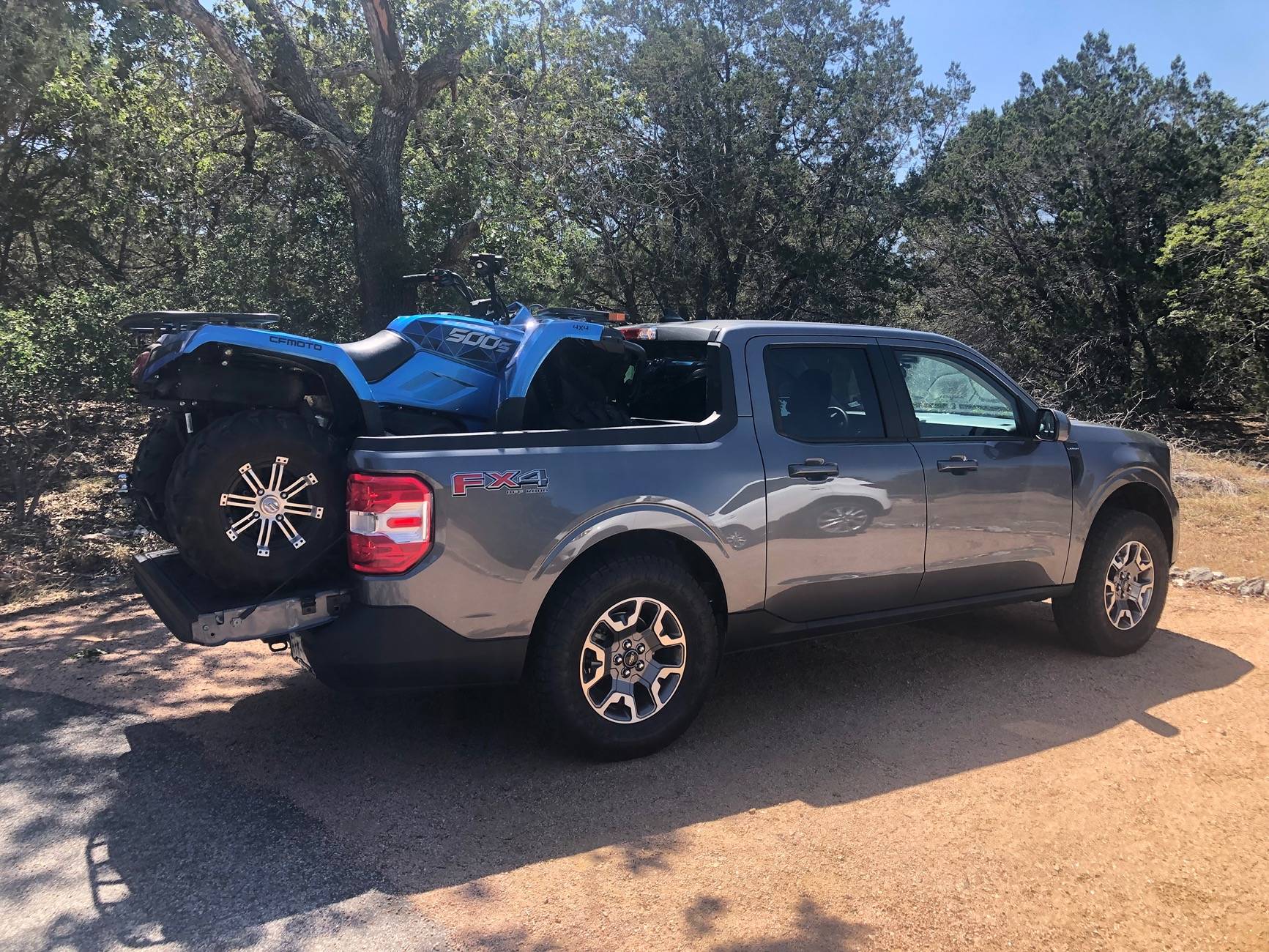 Ford Maverick 2.0 supposed to tow up to 4K lbs.  Not so! IMG_0775