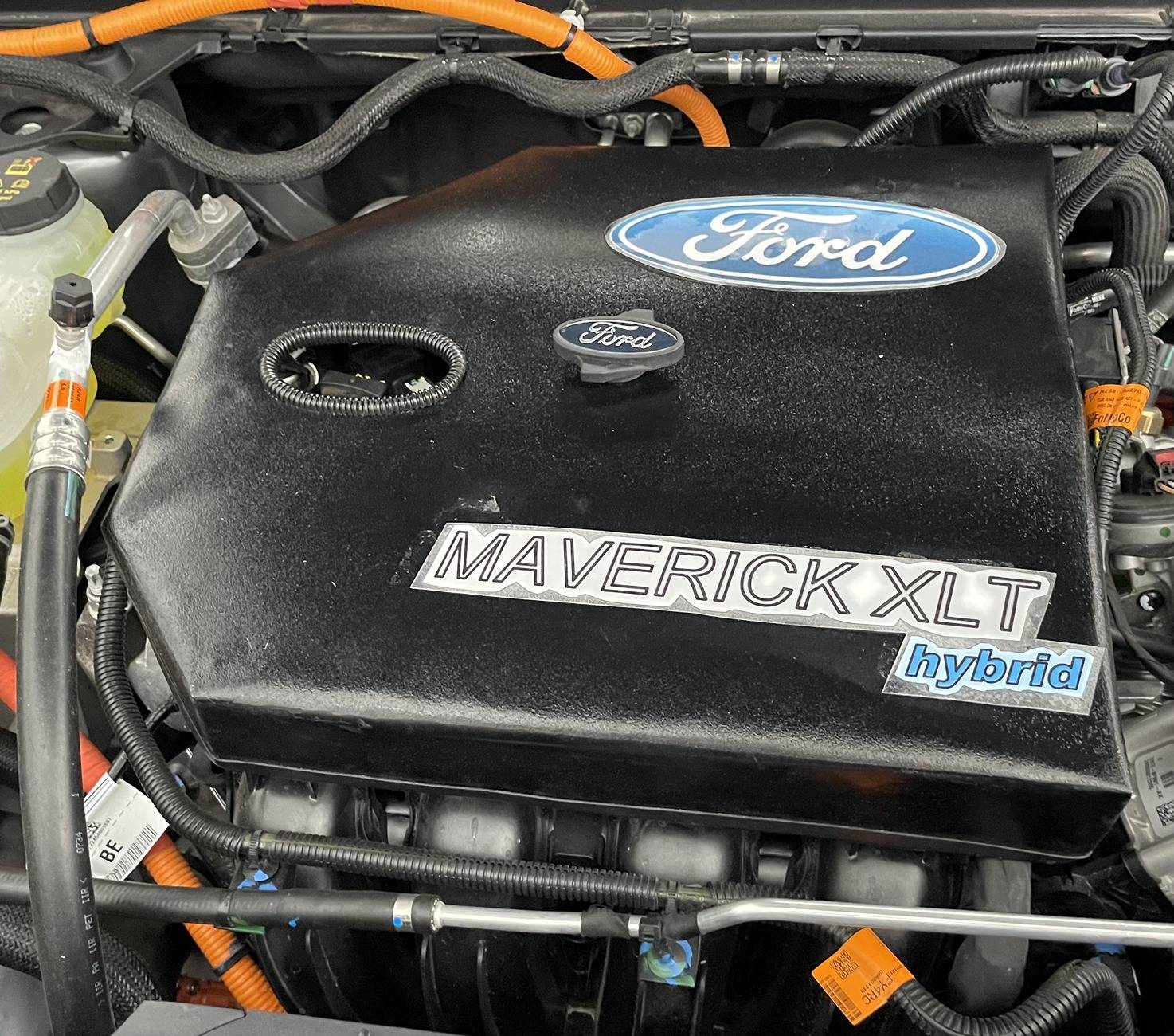 Ford Maverick My Maverick Carbonized Gray with the BAP engine cover (1)