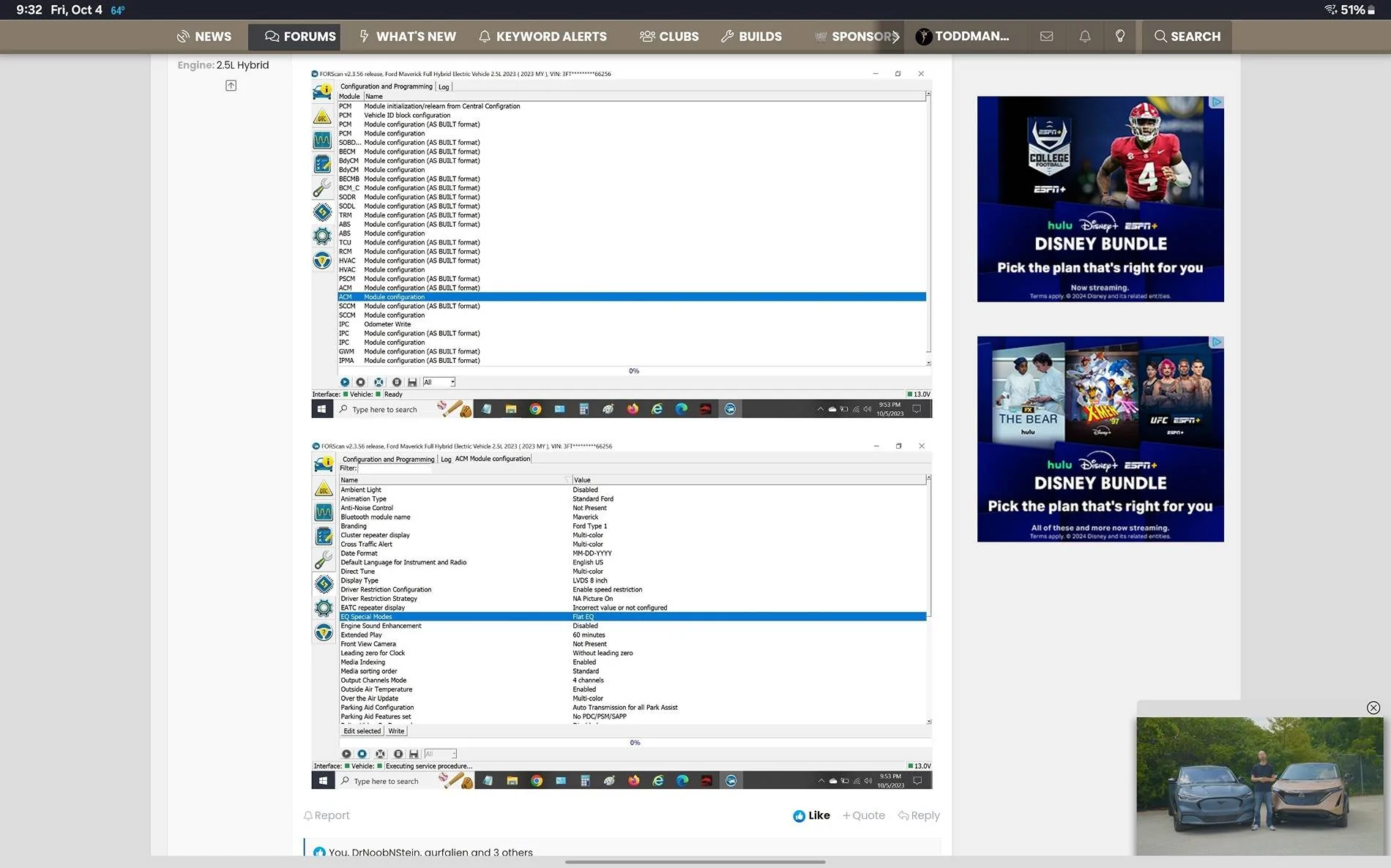 Ford Maverick Subwoofer install troubleshooting Screenshot_20241004_213236_Chrom