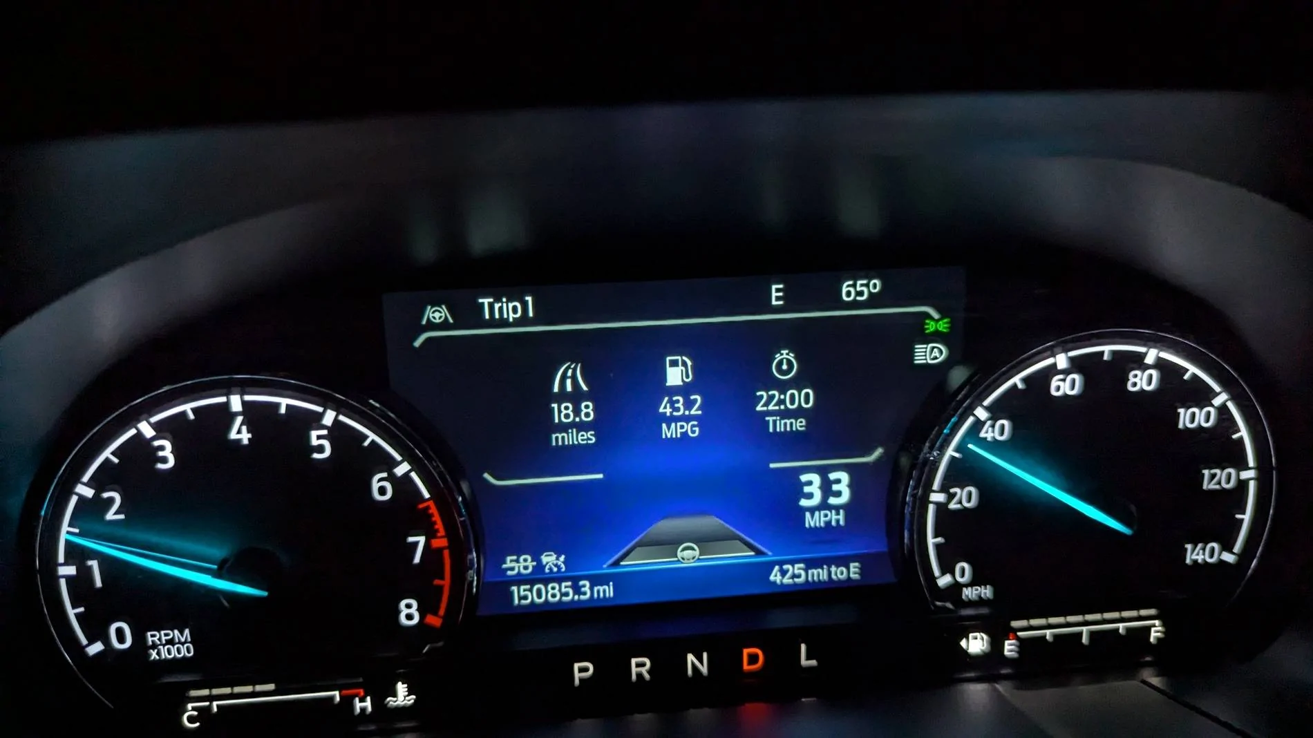 Ford Maverick First Time to see this MPG on my EB PXL_20241007_024345130